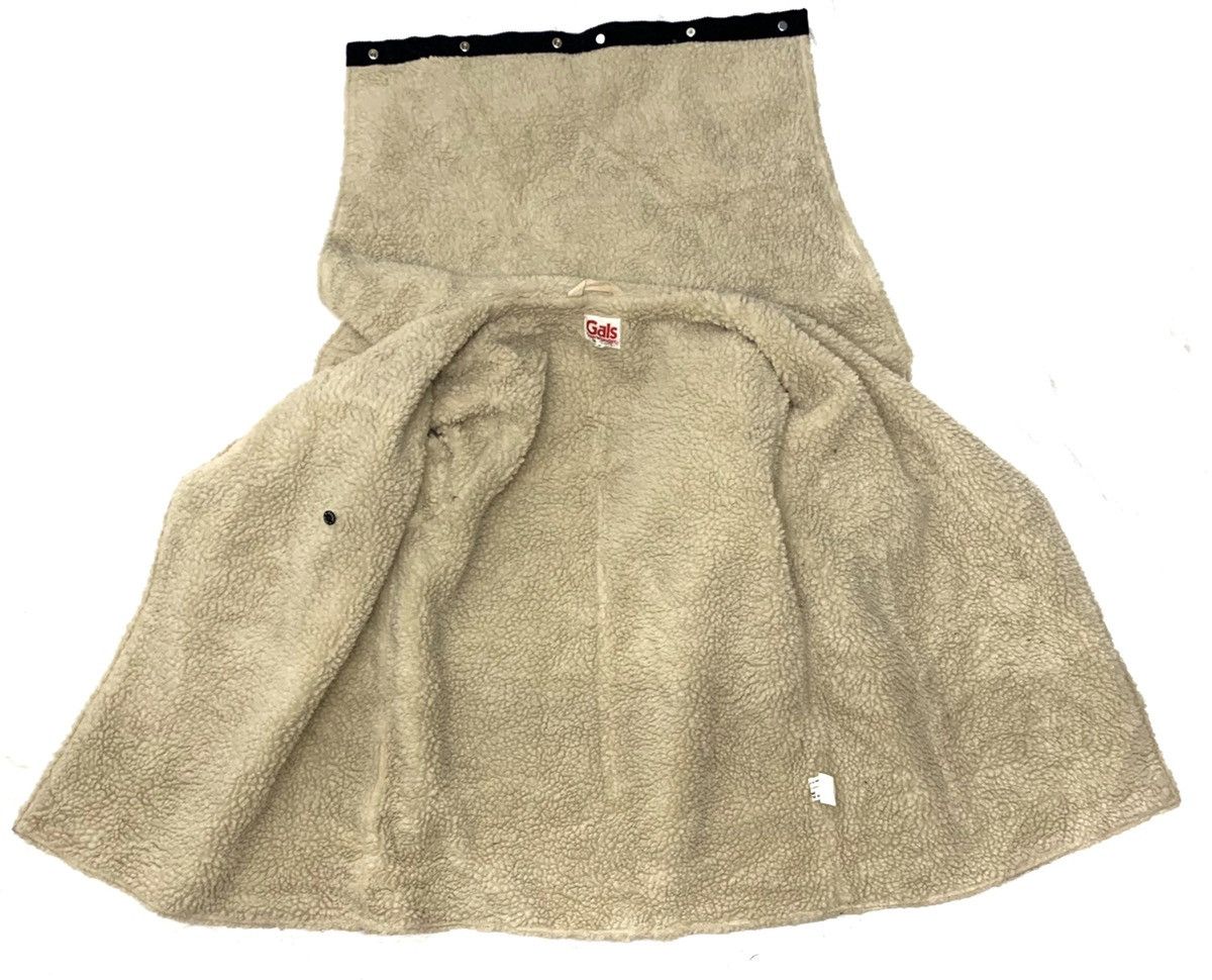 If Six Was Nine × Vintage × Wrangler 80s Wrangler Curdoruy Fur Shearling Lined Unbuttoned Hoodie Size US M / EU 48-50 / 2 - 9 Thumbnail