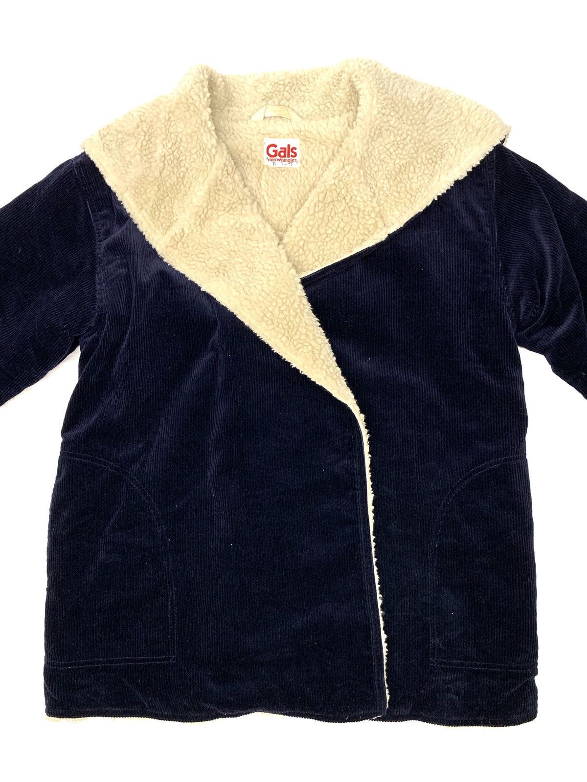 If Six Was Nine × Vintage × Wrangler 80s Wrangler Curdoruy Fur Shearling Lined Unbuttoned Hoodie Size US M / EU 48-50 / 2 - 7 Thumbnail