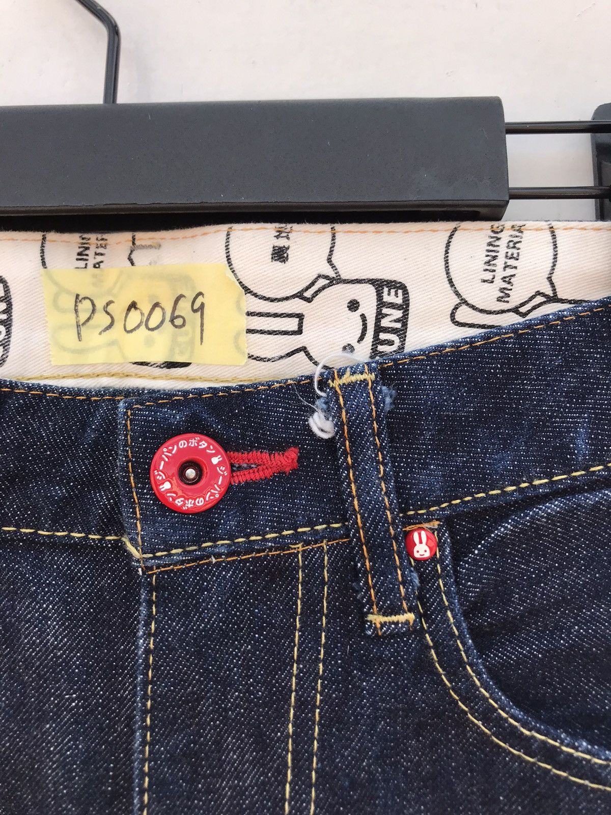Japanese Brand CUNE Japan Pink Bunny Daicock Blue Denim Jeans Size US 30 / EU 46 - 5 Thumbnail