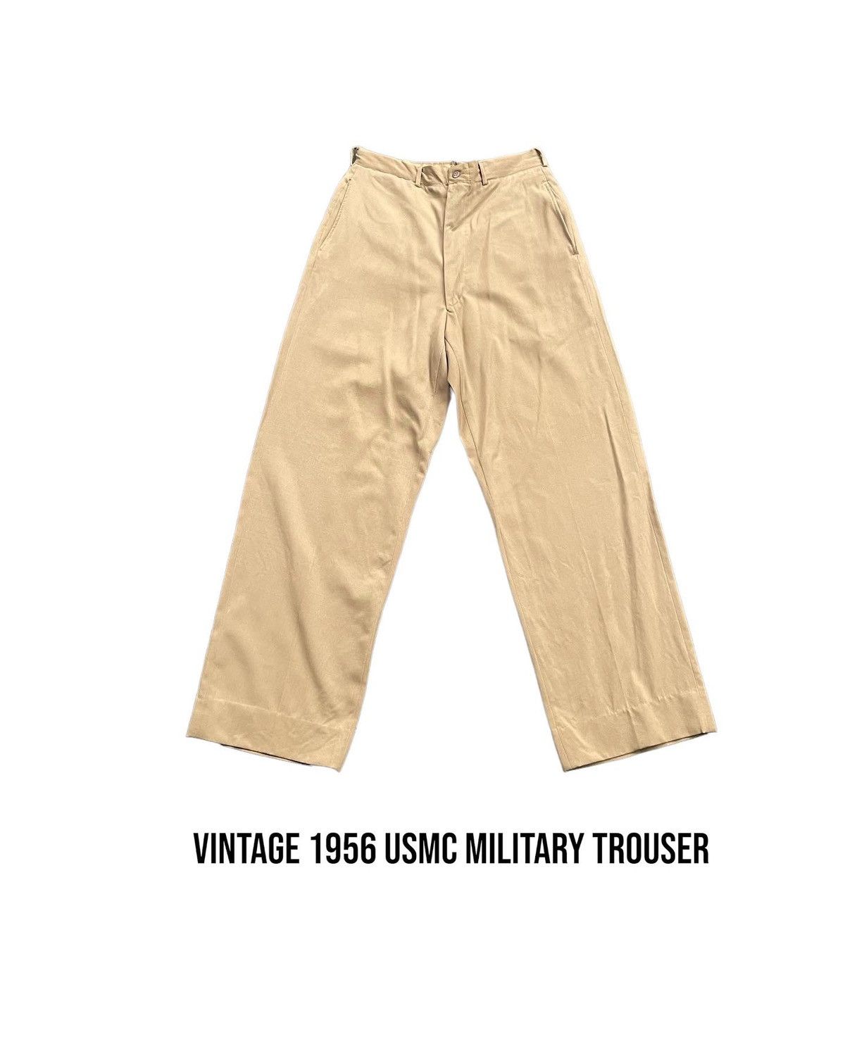 image of Military x USMC Vintage 1956 Usmc Trouser in Beige, Men's (Size 30)