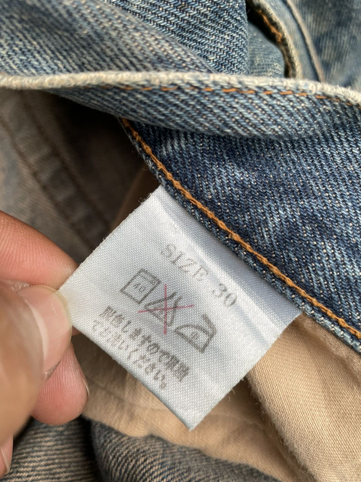 Japanese Brand Vintage Studio D Artistan Selvedge Denim Size US 30 / EU 46 - 22 Thumbnail