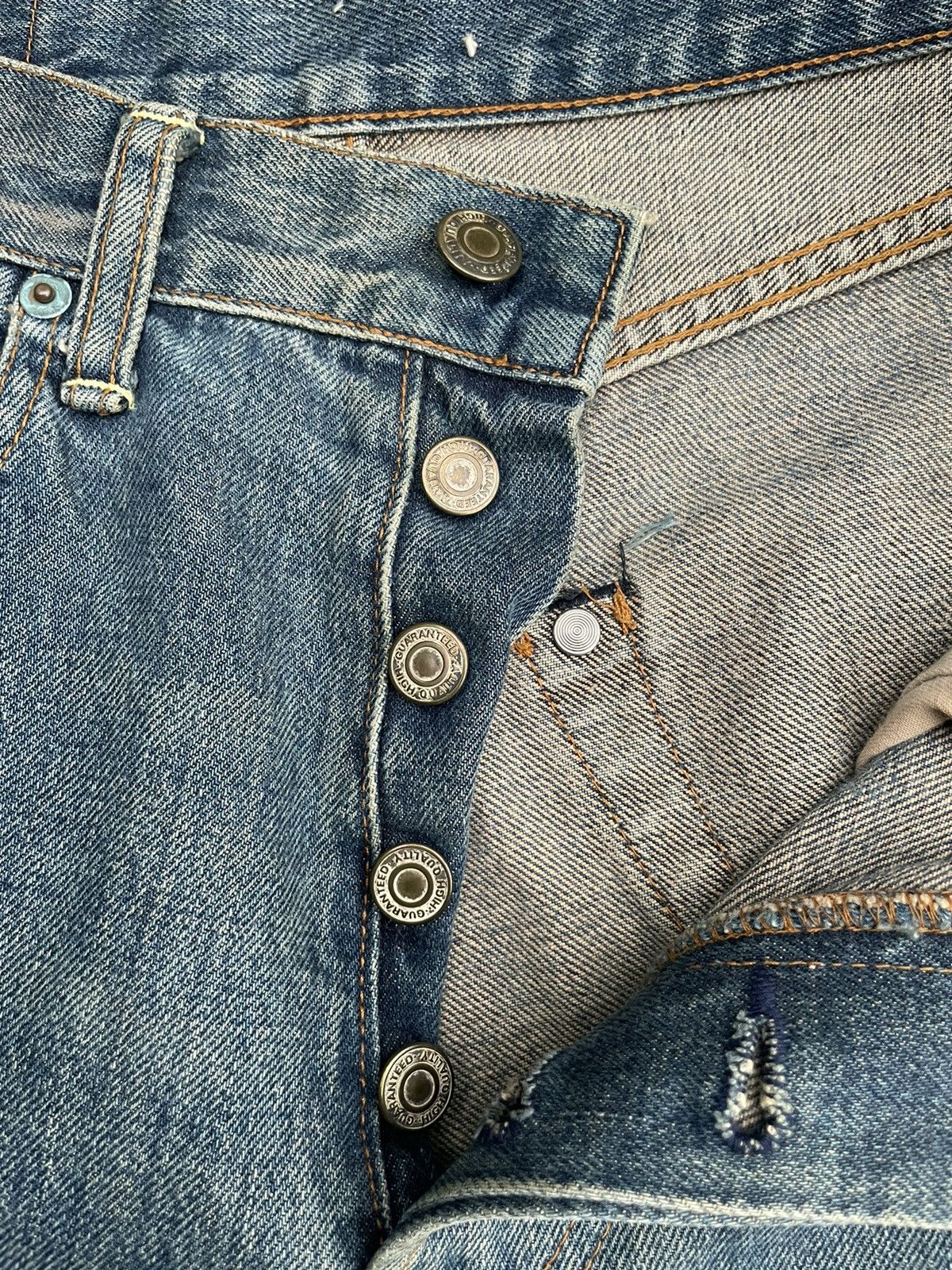Japanese Brand Vintage Studio D Artistan Selvedge Denim Size US 30 / EU 46 - 24 Thumbnail