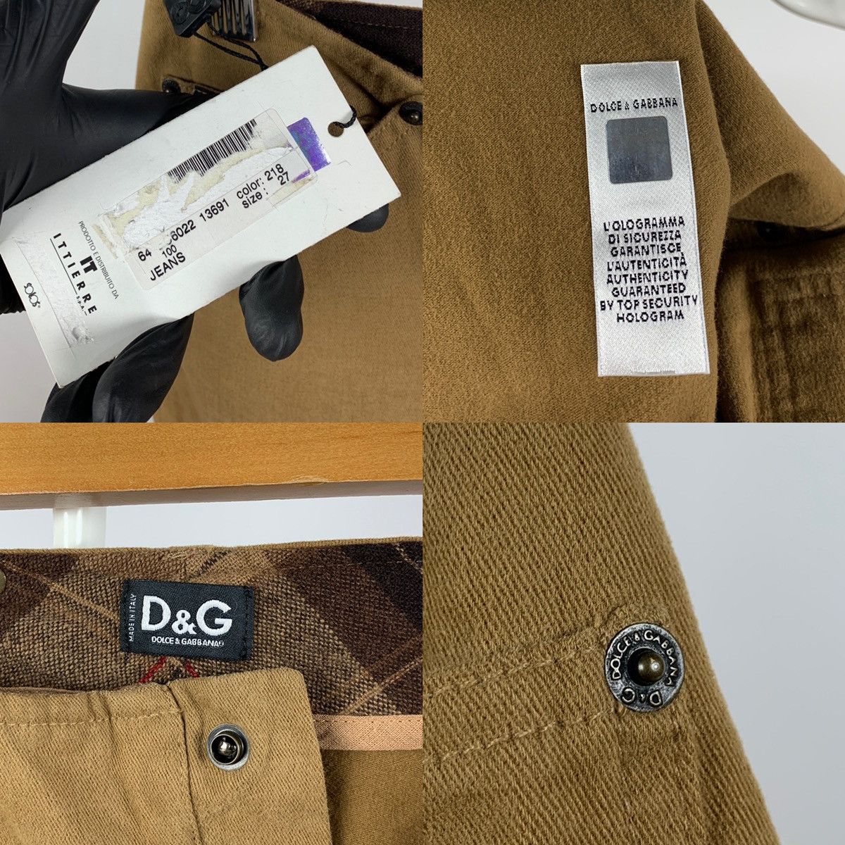 Dolce & Gabbana NWT Women’s Dolce&Gabbana Cargo Pants Size 27" / US 4 / IT 40 - 19 Thumbnail