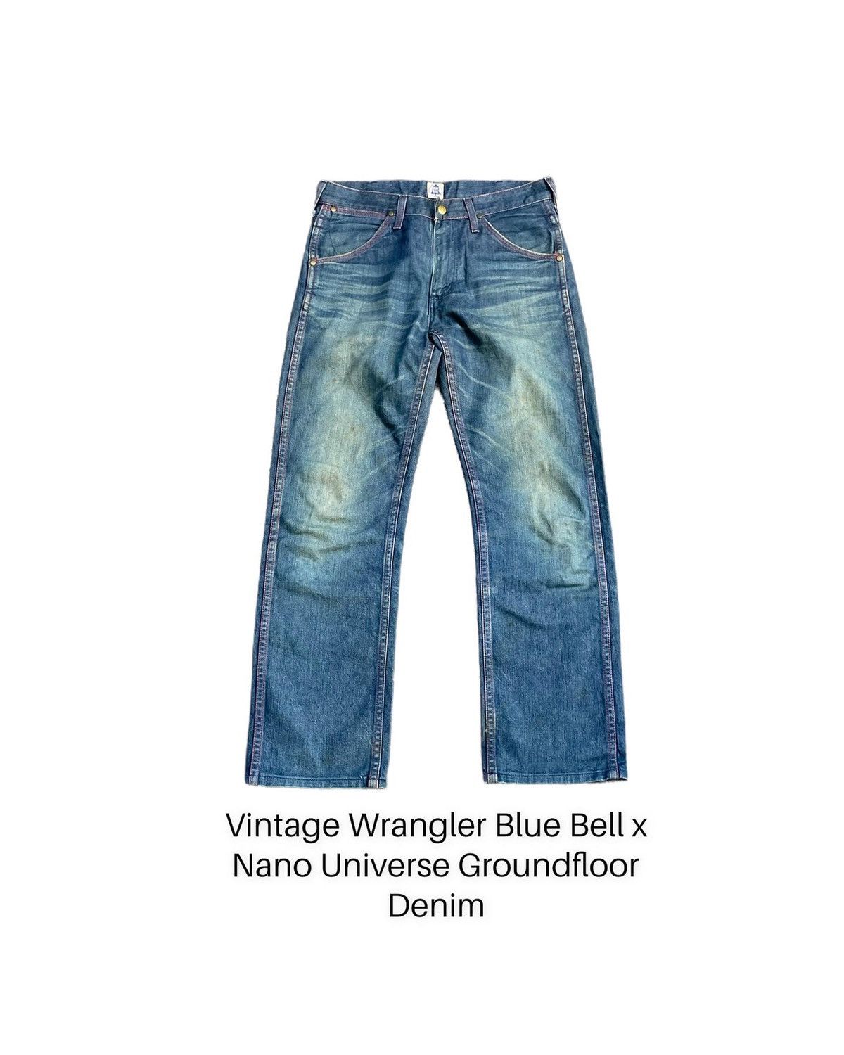 NANO universe Wrangler Blue Bell x Nano Universe Groundfloor Denim Size US 31 - 1 Thumbnail