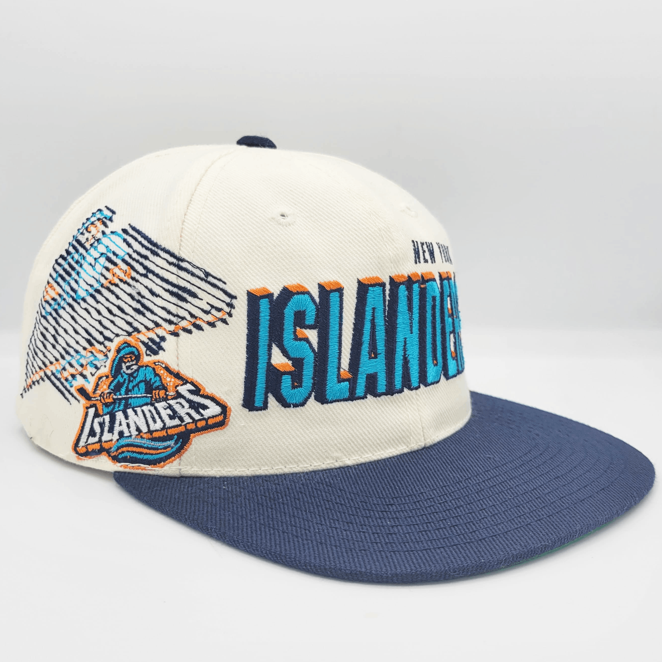 image of Snap Back x Sports Specialties New York Islanders Vintage 90's Sports Specialties Shadowhat in Blue