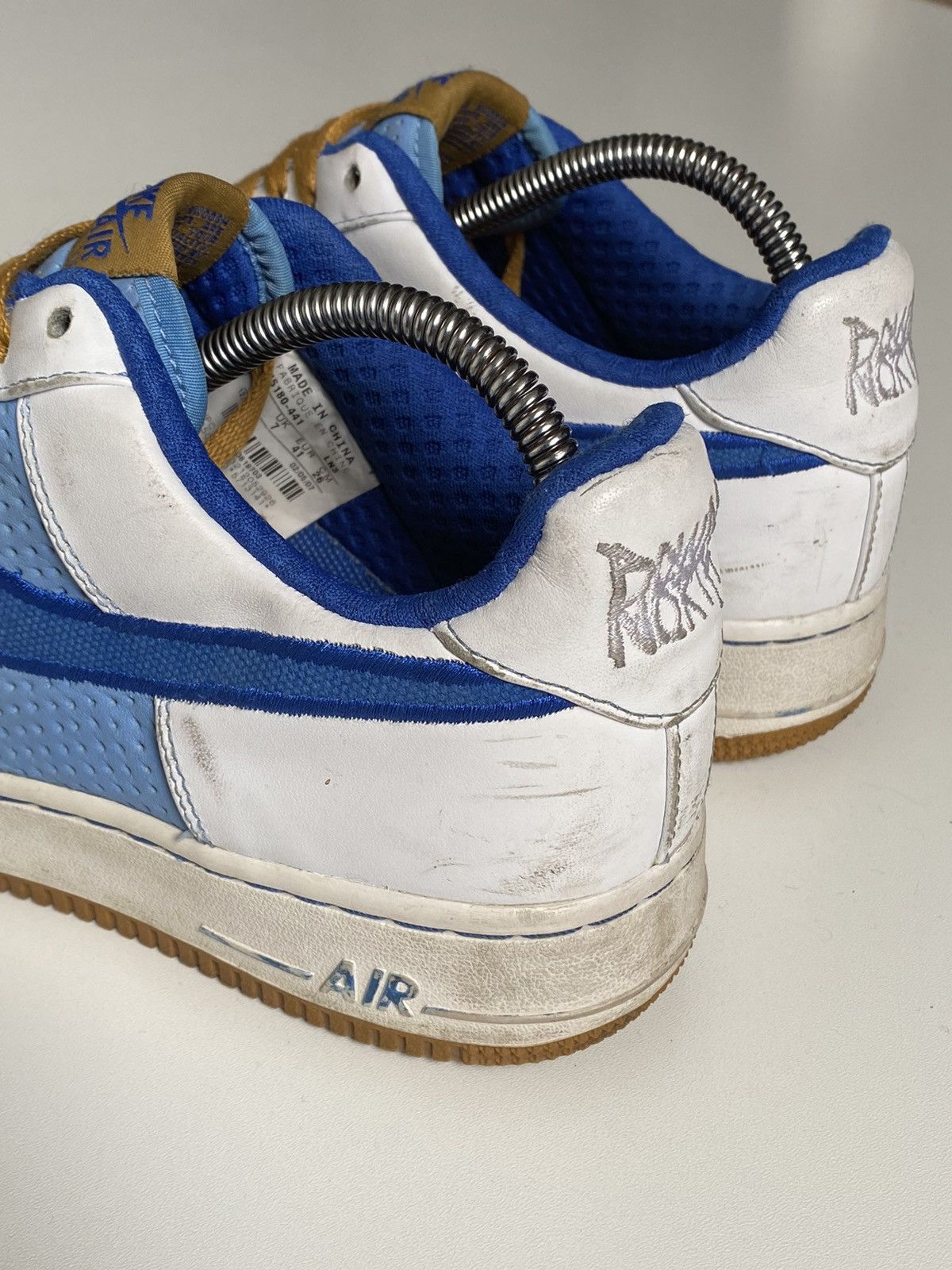Vintage Nike Air Force 1 Premium 07 University Blue Varsity Royal-W Size US 7 / EU 40 - 14 Thumbnail