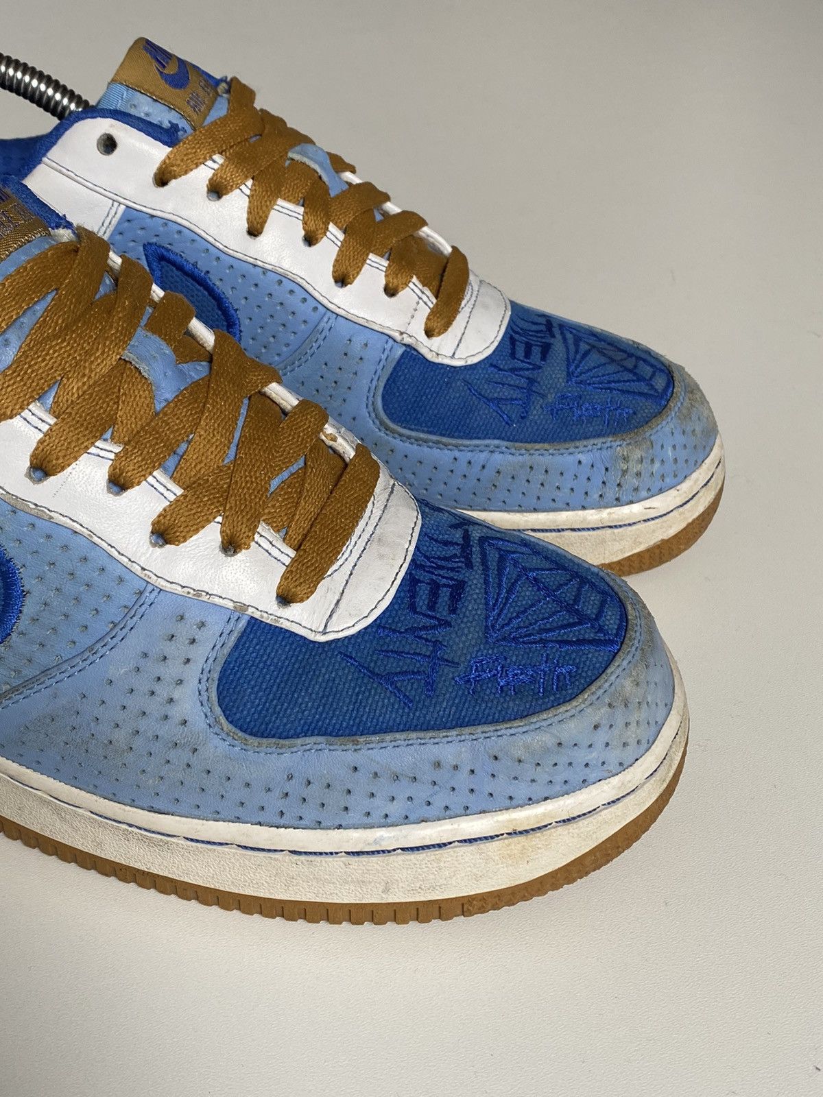 Vintage Nike Air Force 1 Premium 07 University Blue Varsity Royal-W Size US 7 / EU 40 - 6 Thumbnail