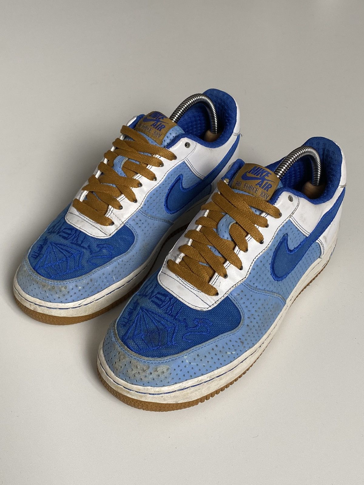 Vintage Nike Air Force 1 Premium 07 University Blue Varsity Royal-W Size US 7 / EU 40 - 2 Thumbnail