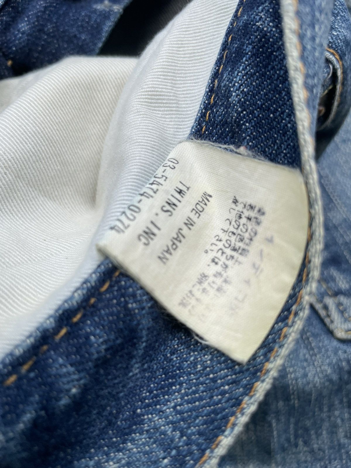 Japanese Brand Vintage Acoustic Redline Selvedge Denim Size US 28 / EU 44 - 13 Thumbnail