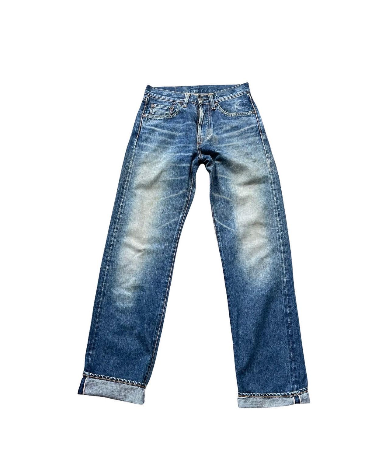Japanese Brand Vintage Acoustic Redline Selvedge Denim Size US 28 / EU 44 - 1 Thumbnail