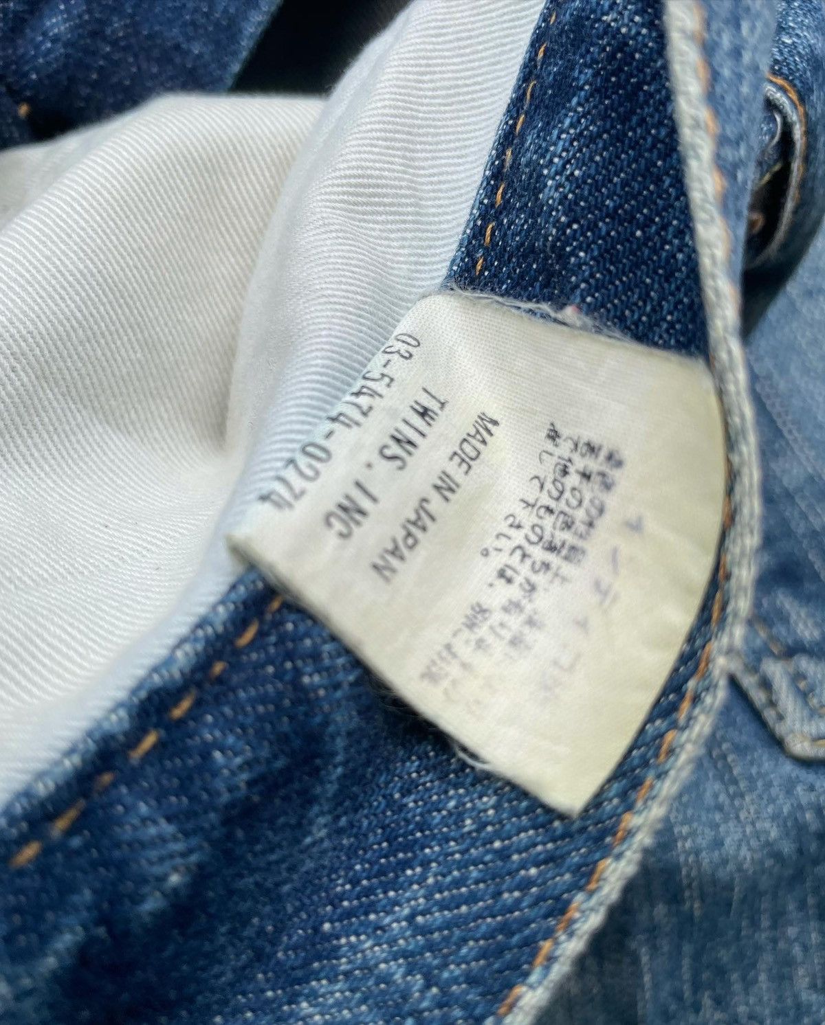 Japanese Brand Vintage Acoustic Redline Selvedge Denim Size US 28 / EU 44 - 7 Thumbnail
