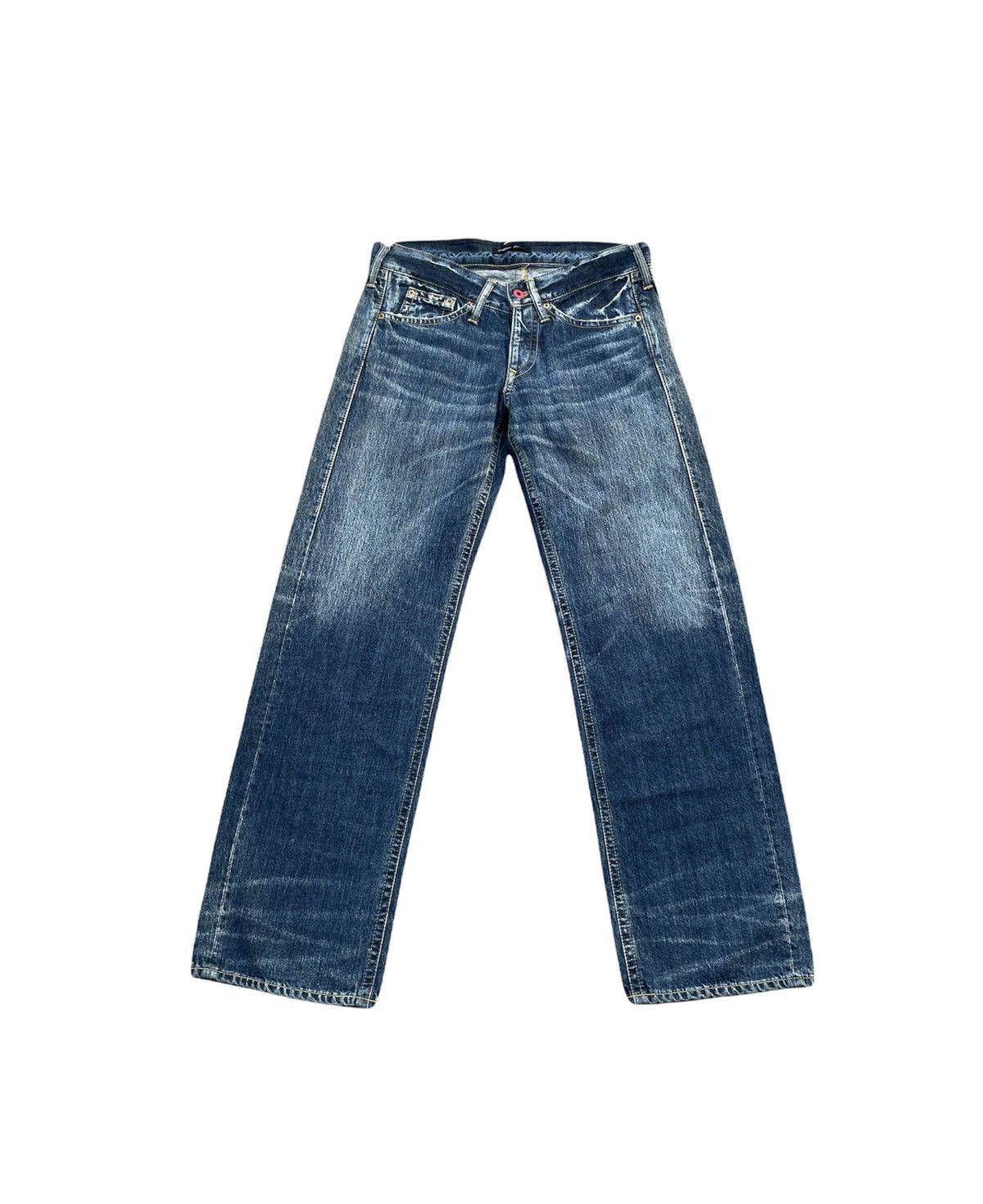 image of Manual Labour X Yoshihiro Nagao Taylor Made Denim in Blue, Men's (Size 34)