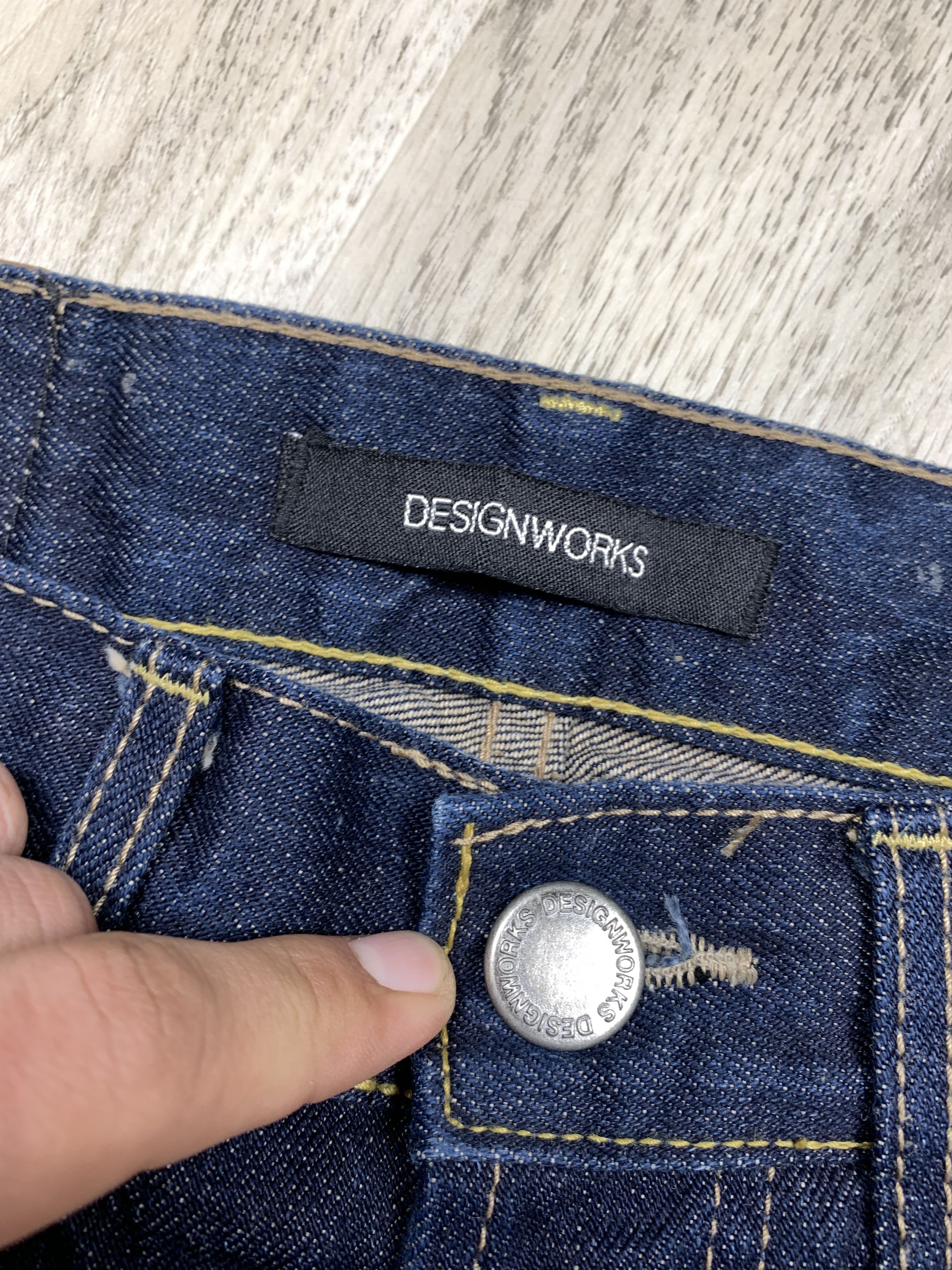 If Six Was Nine DESIGNWORKS Vintage Mens Denim Pants Jeans Selvedge Size US 32 / EU 48 - 9 Thumbnail