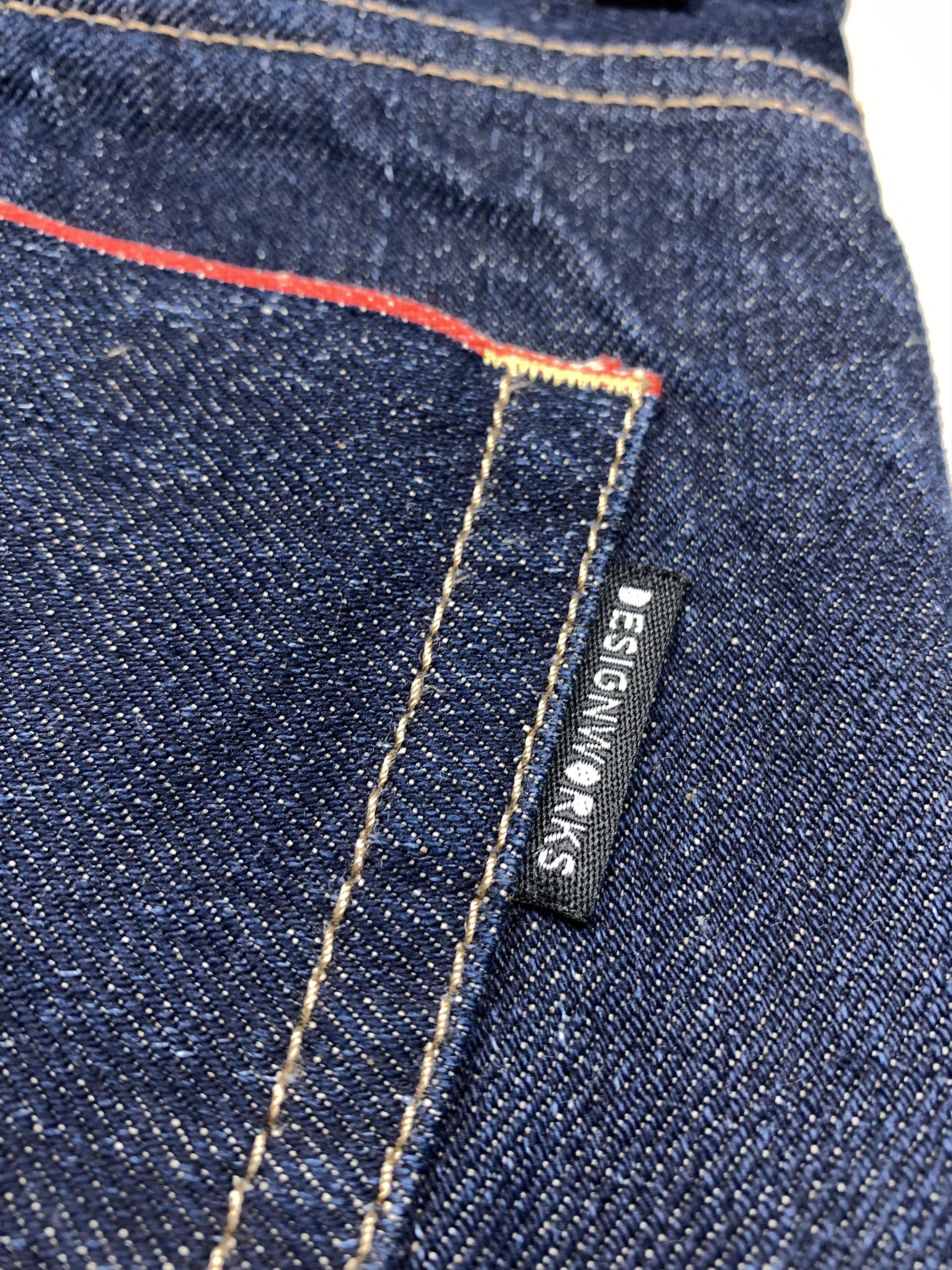 If Six Was Nine DESIGNWORKS Vintage Mens Denim Pants Jeans Selvedge Size US 32 / EU 48 - 3 Thumbnail