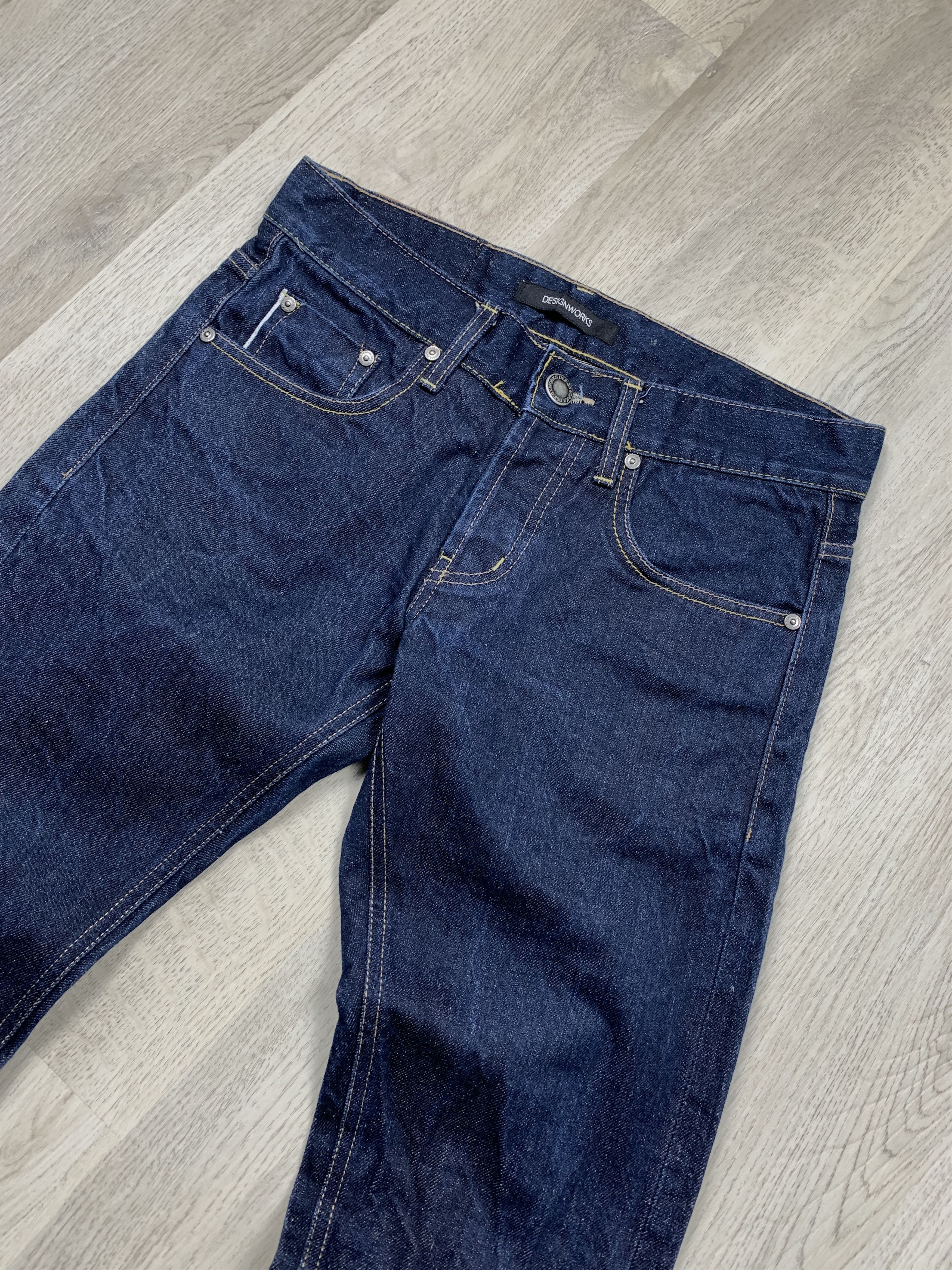 If Six Was Nine DESIGNWORKS Vintage Mens Denim Pants Jeans Selvedge Size US 32 / EU 48 - 8 Thumbnail