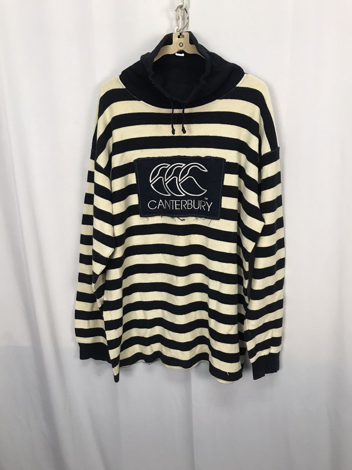 Canterbury of New Zealand Canterbury turtleneck stripe sweatshirt Size US XL / EU 56 / 4 - 7 Thumbnail