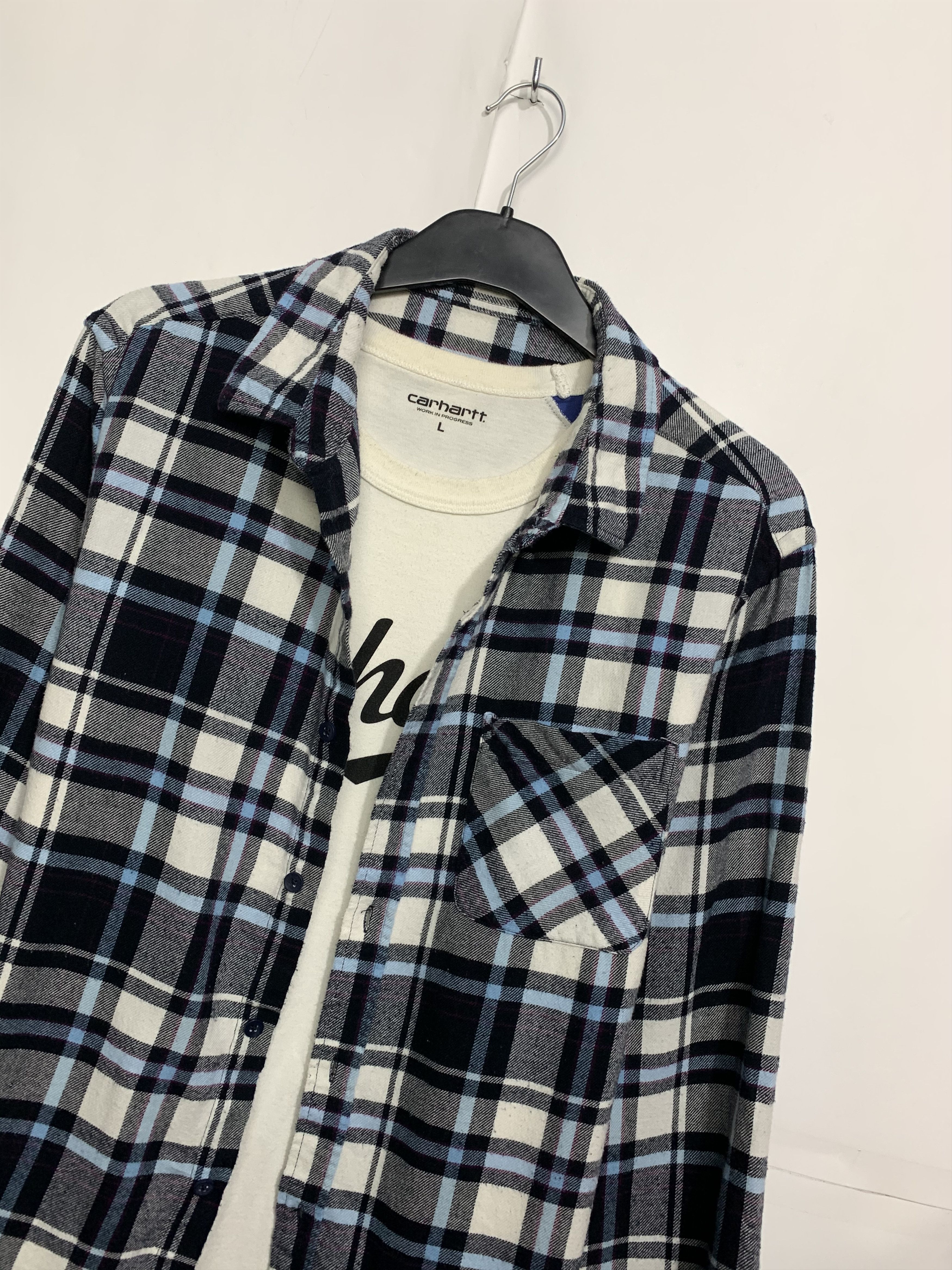 Flannel × Vintage Vintage Flannel Plaid Shirt Travis style Size US L / EU 52-54 / 3 - 1 Thumbnail
