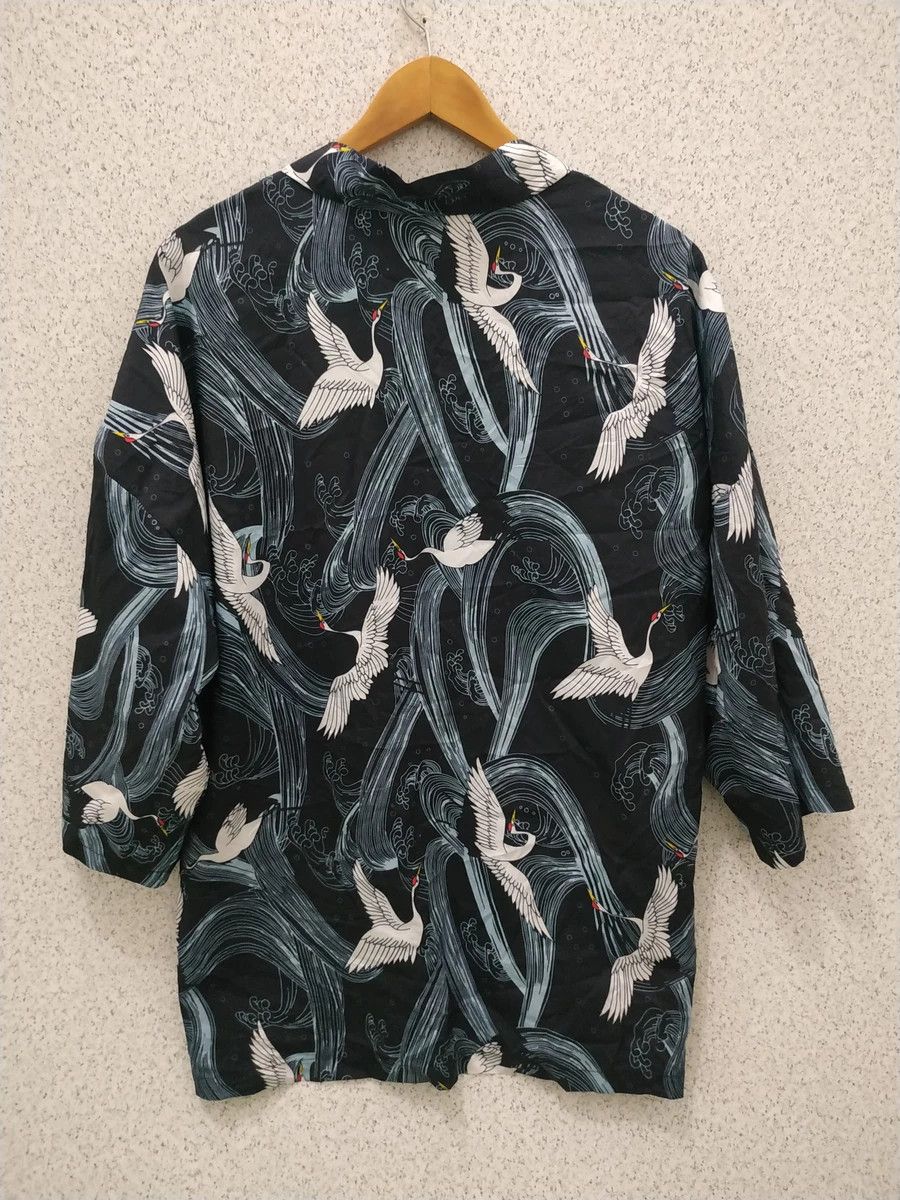 Other Full Print Flying Bird Nylon Kimono Cardigan Size US M / EU 48-50 / 2 - 2 Thumbnail
