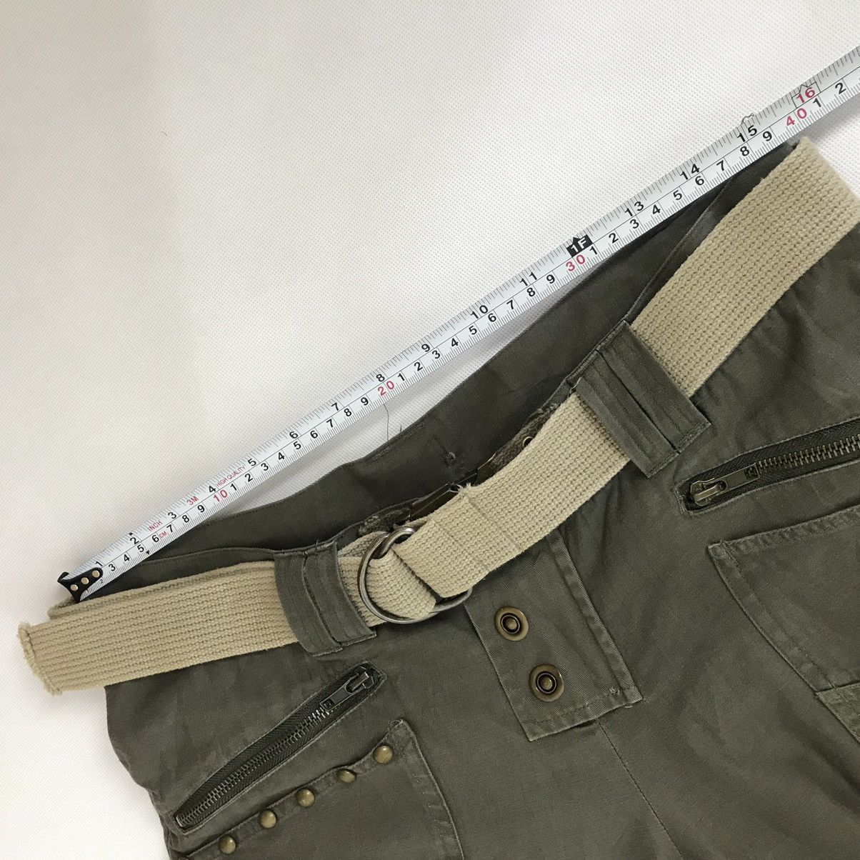 Seditionaries × Vintage 💣OFFER Vtg Japanese Designer Rare Pocket + Belt Pants Size US 33 - 13 Thumbnail