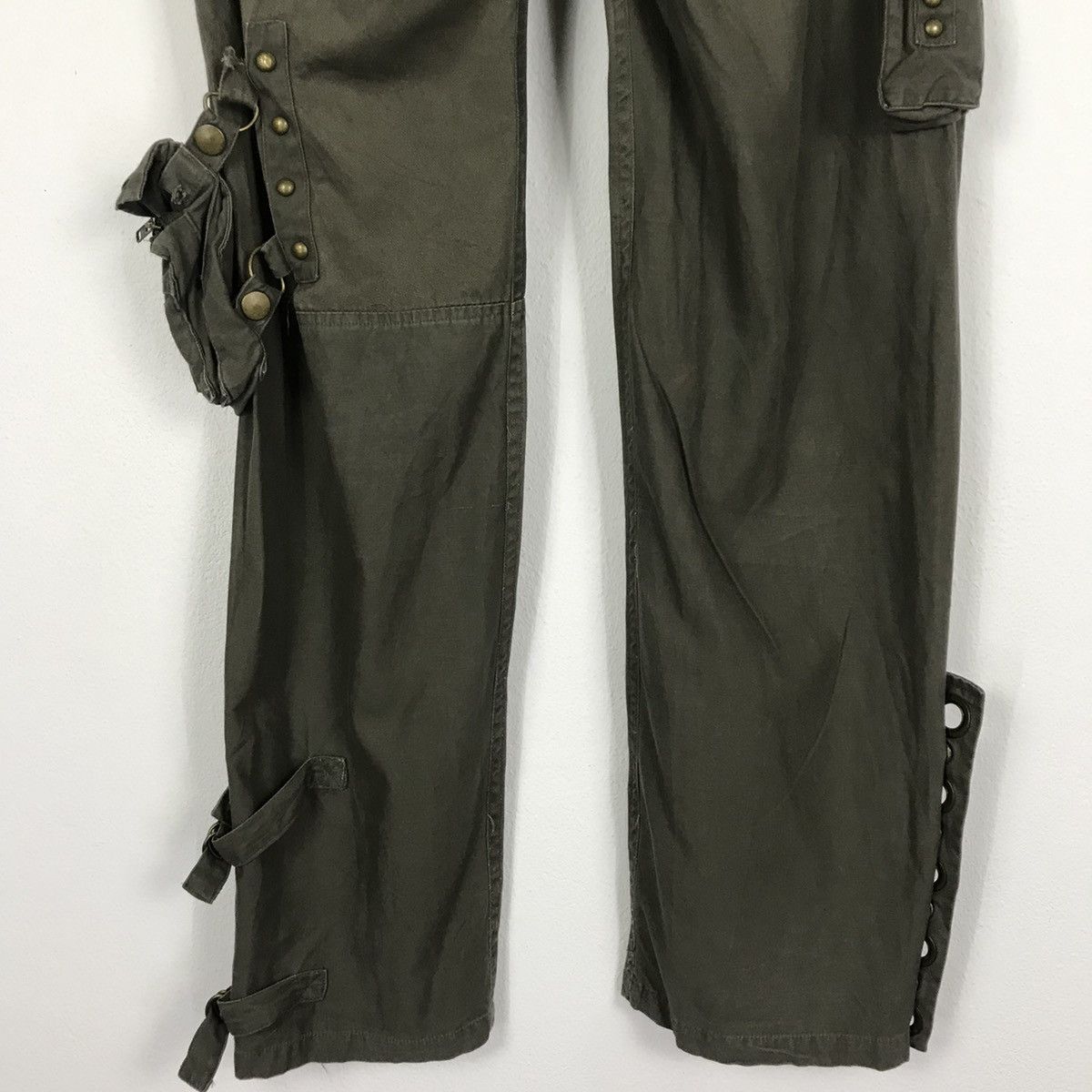 Seditionaries × Vintage 💣OFFER Vtg Japanese Designer Rare Pocket + Belt Pants Size US 33 - 10 Thumbnail