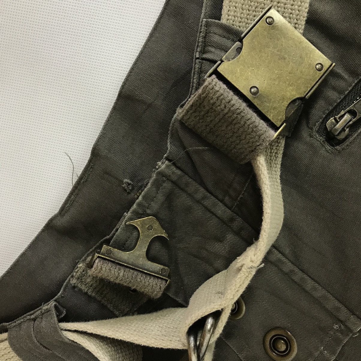 Seditionaries × Vintage 💣OFFER Vtg Japanese Designer Rare Pocket + Belt Pants Size US 33 - 12 Thumbnail