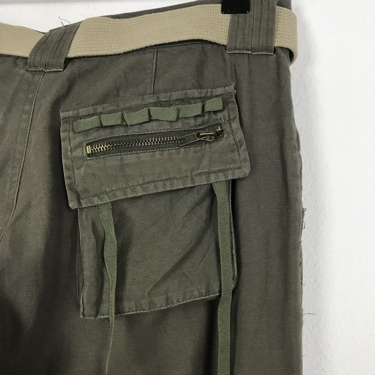 Seditionaries × Vintage 💣OFFER Vtg Japanese Designer Rare Pocket + Belt Pants Size US 33 - 11 Thumbnail