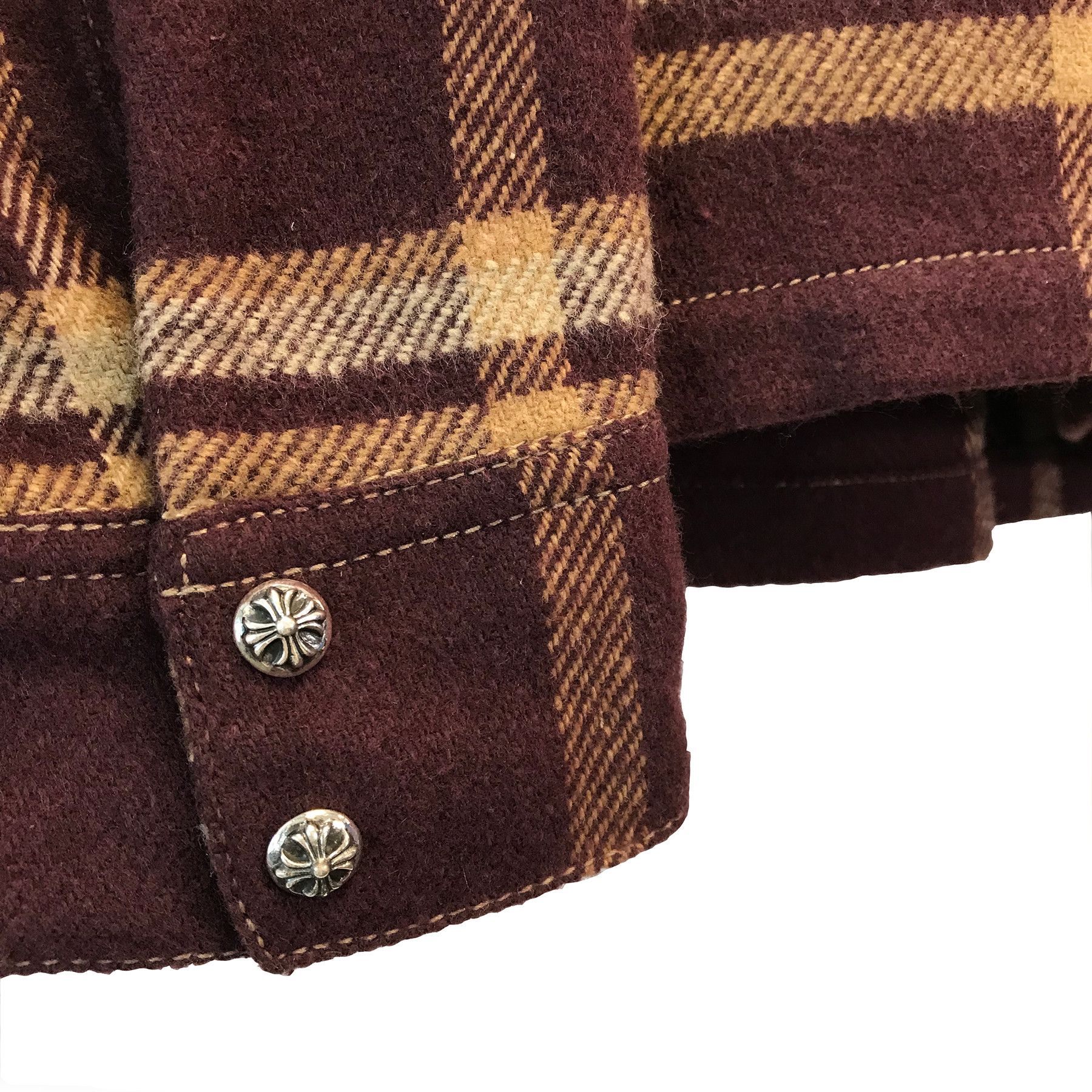 Chrome Hearts Chrome Hearts Work Dog Plaid Shirt Flannel Jacket Size US L / EU 52-54 / 3 - 6 Thumbnail