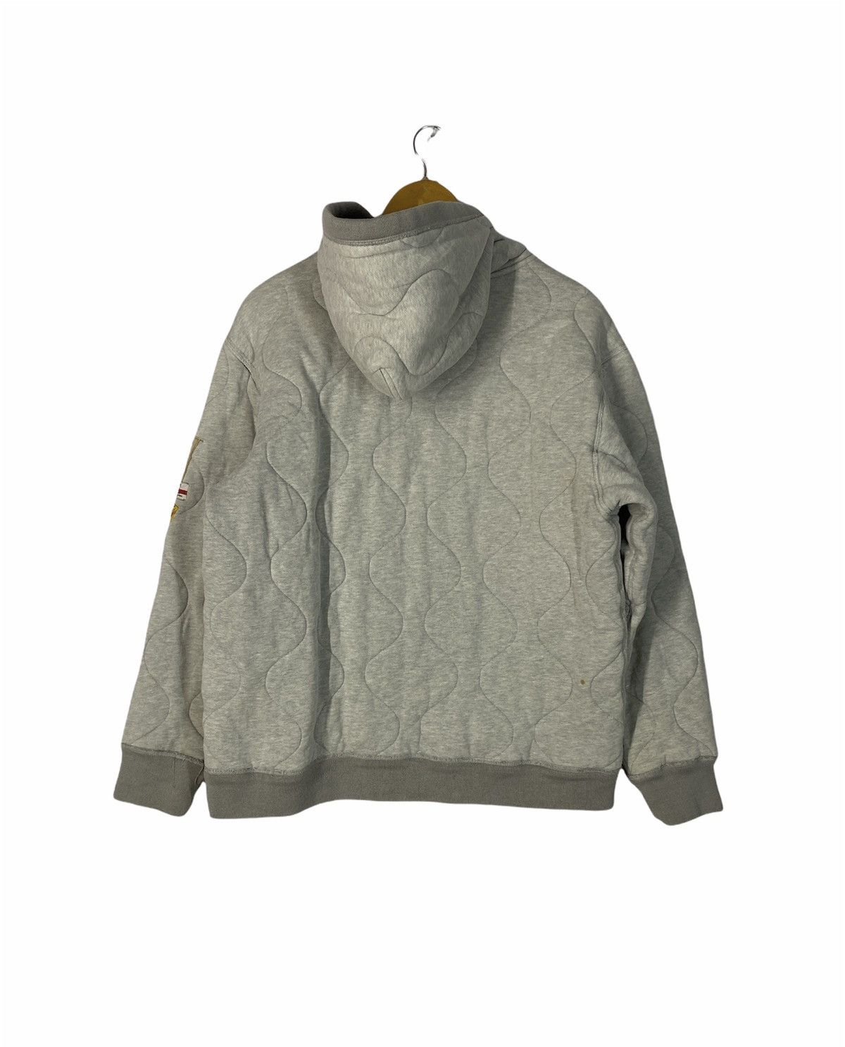 Polo Ralph Lauren Vintage Polo Ralph Lauren Quilted Hoodie Jacket Design Size US M / EU 48-50 / 2 - 2 Thumbnail