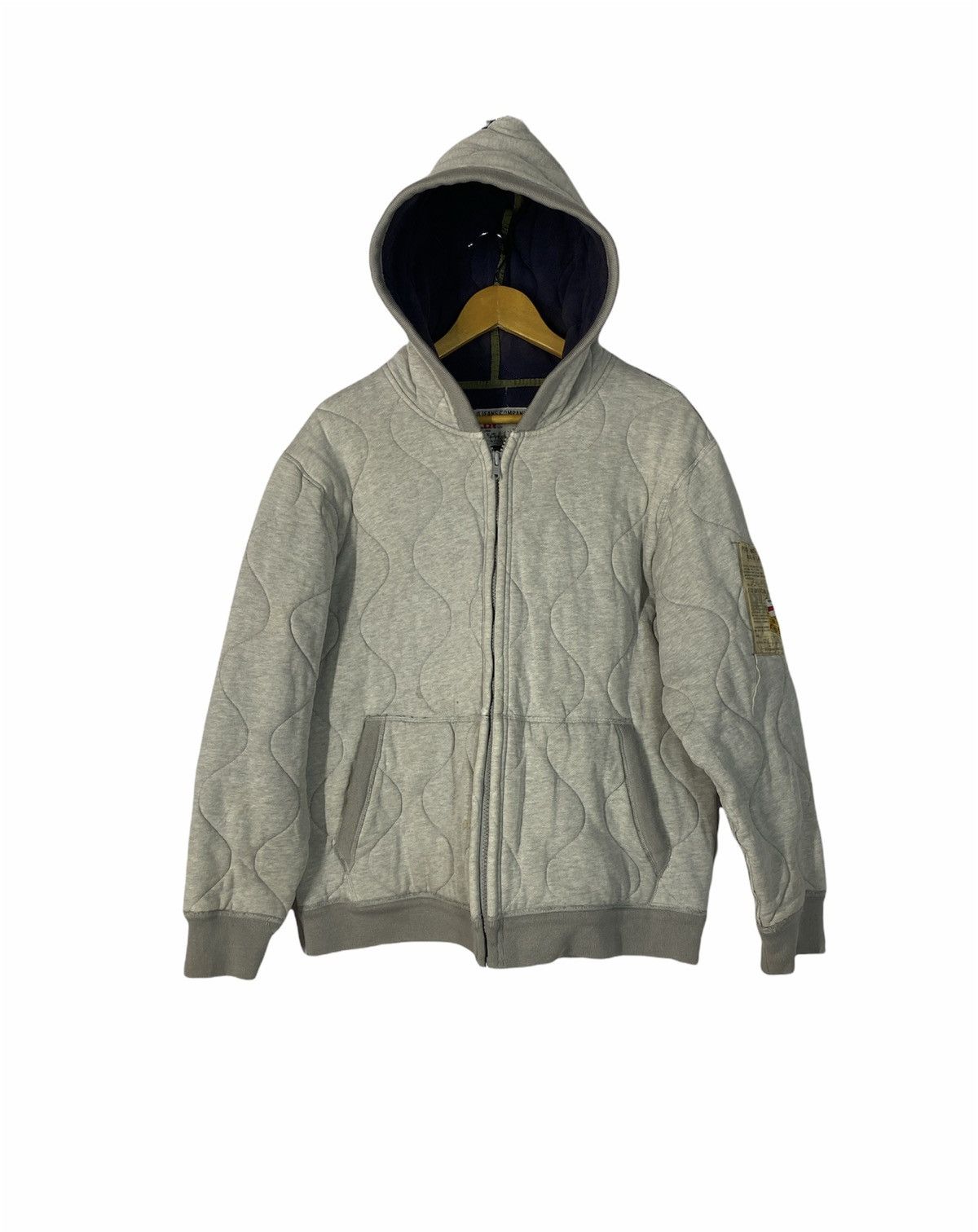 Polo Ralph Lauren Vintage Polo Ralph Lauren Quilted Hoodie Jacket Design Size US M / EU 48-50 / 2 - 1 Thumbnail