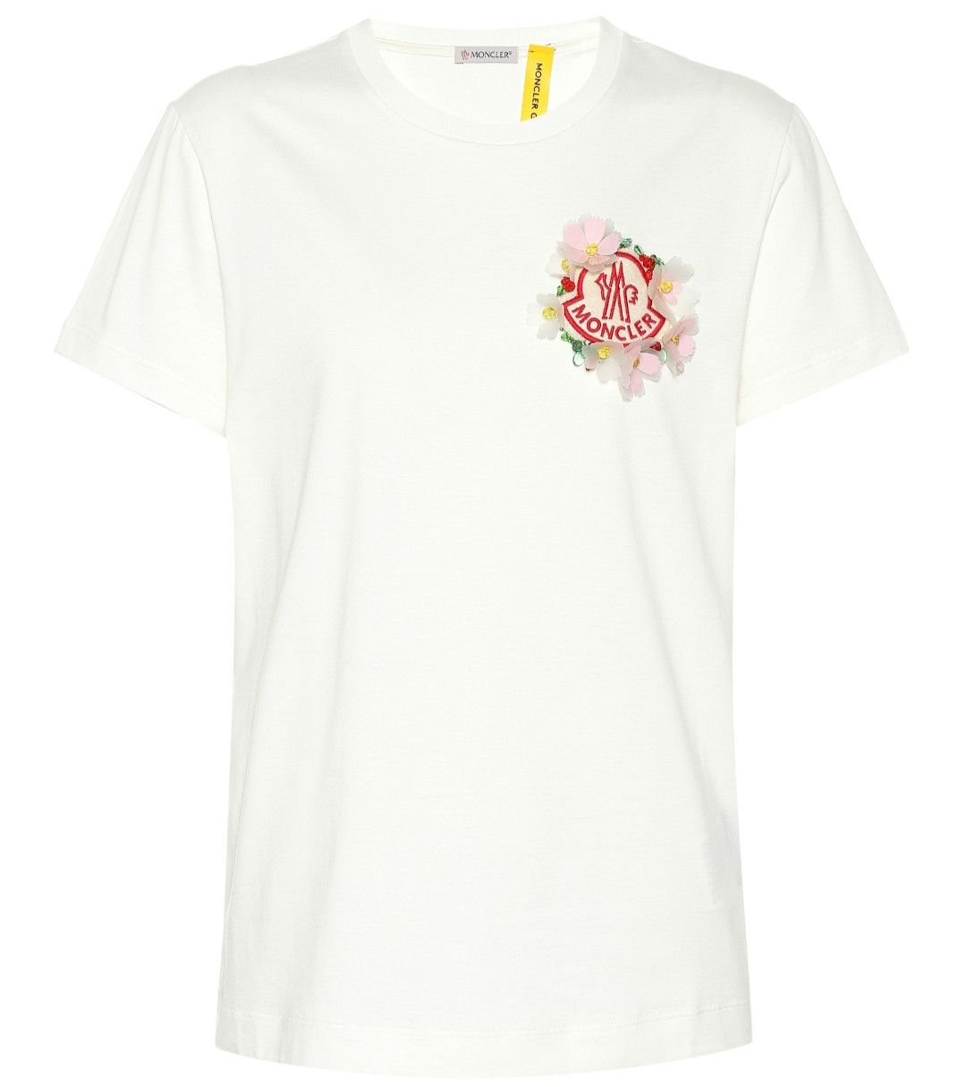 image of Moncler Genius 4 Moncler Simone Rocha Cotton T-Shirt in White, Men's (Size Medium)