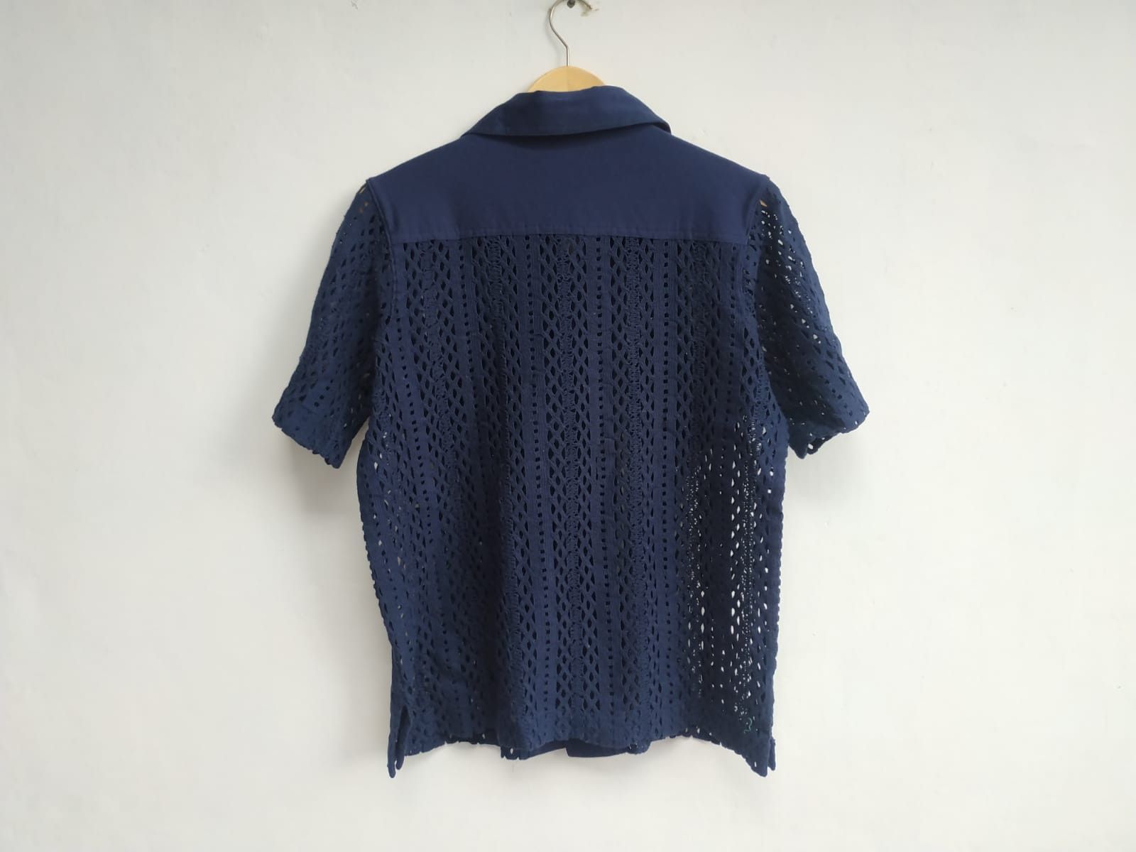 Japanese Brand 90'S Black Pia Mesh Shirt Size US S / EU 44-46 / 1 - 2 Thumbnail