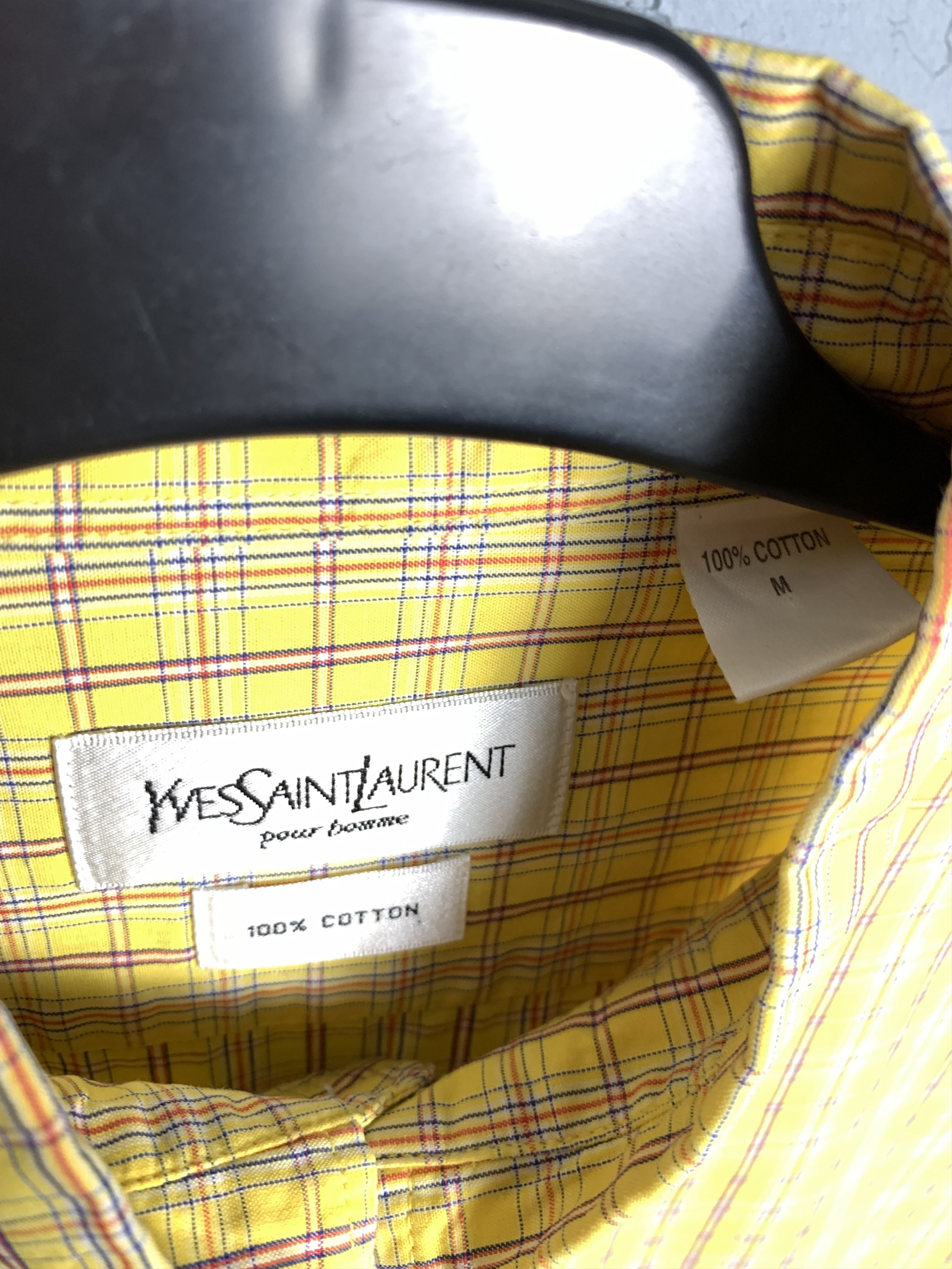 Yves Saint Laurent Yves Saint Laurent YSL mens long sleeve shirt Size US M / EU 48-50 / 2 - 3 Thumbnail