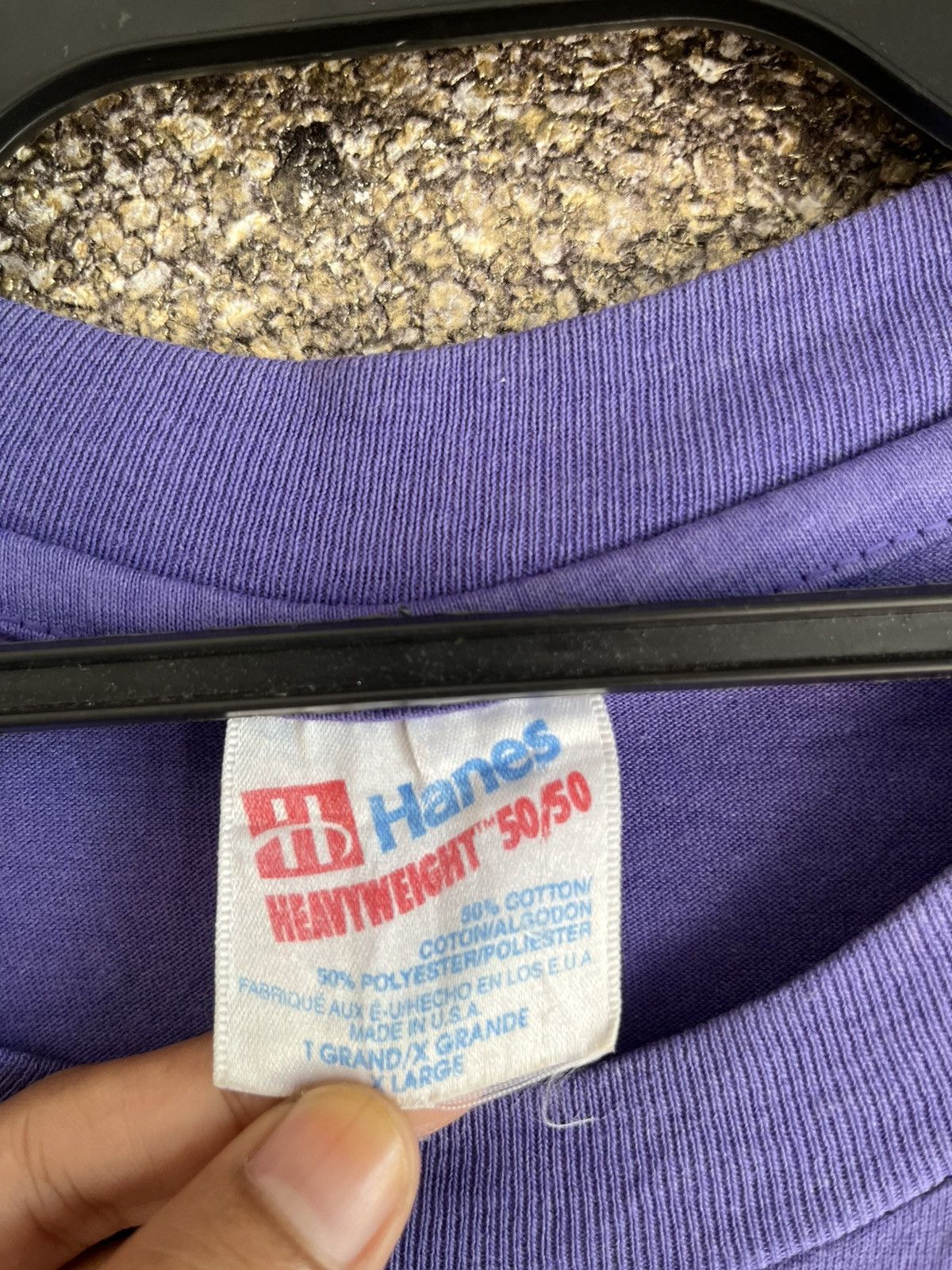 Vintage Hanes ft70 Size US XL / EU 56 / 4 - 3 Thumbnail