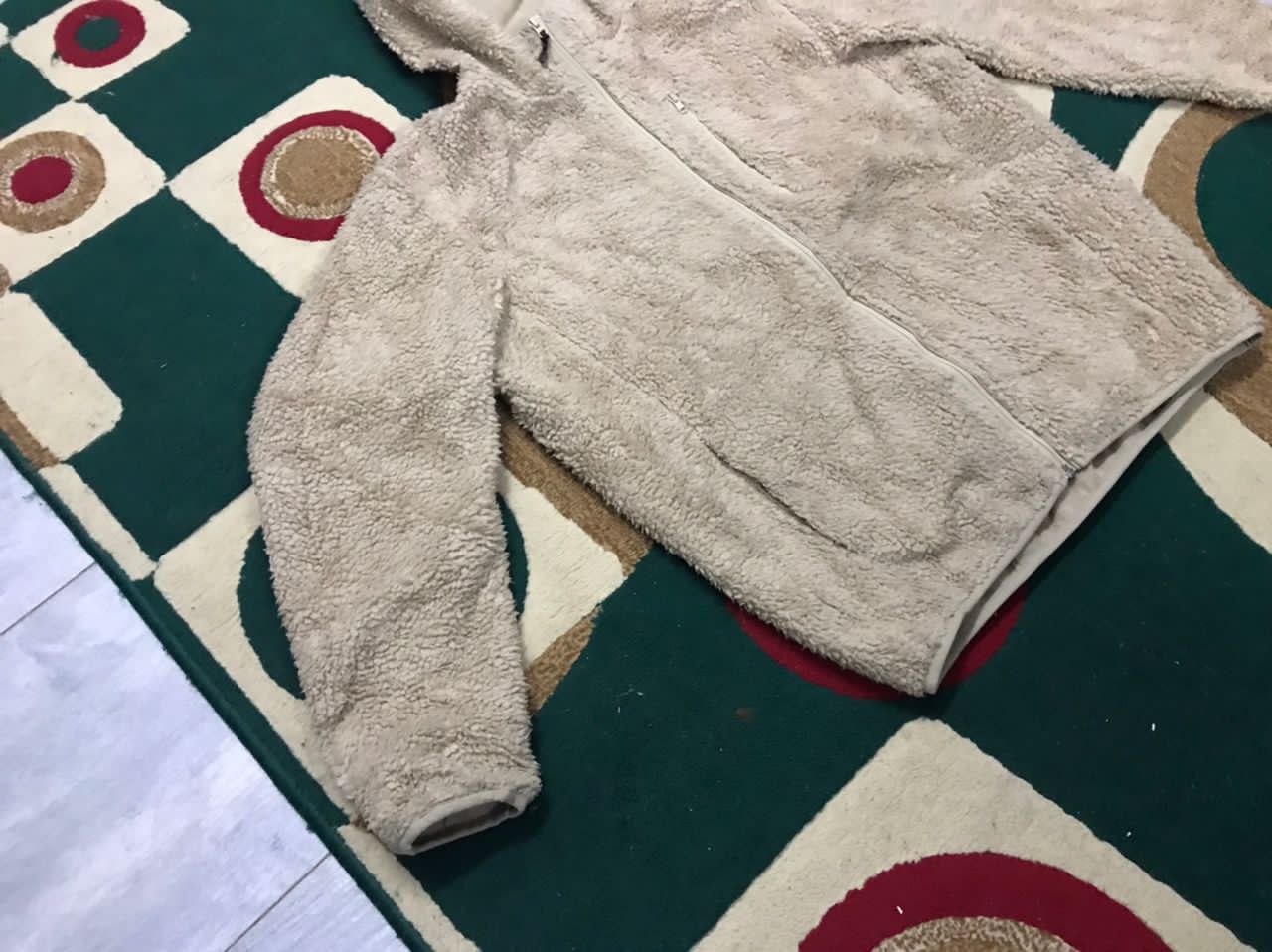 Uniqlo Uniqlo Fleece Sherpa Zipper Hoodie Jacket Size US XL / EU 56 / 4 - 4 Thumbnail