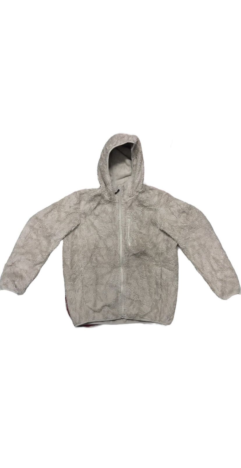 Uniqlo Uniqlo Fleece Sherpa Zipper Hoodie Jacket Size US XL / EU 56 / 4 - 1 Thumbnail
