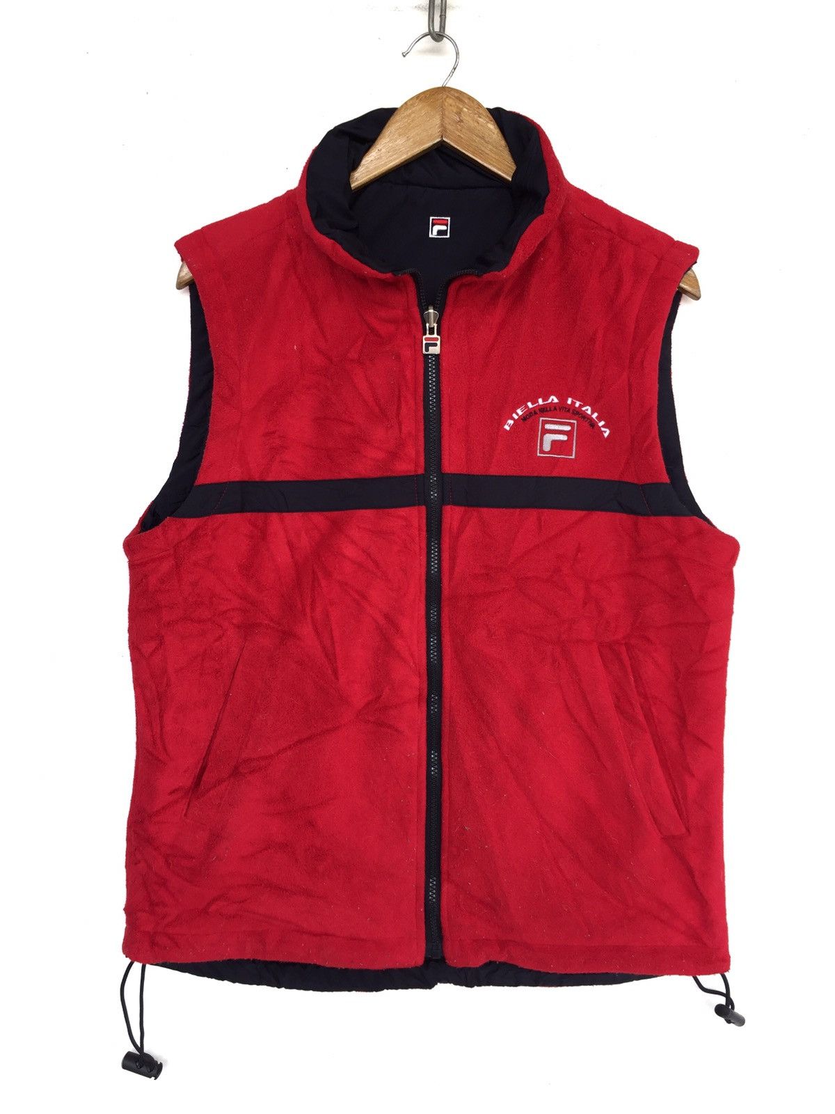 Fila Fila Bella Italian Riversible Vest Jacket Size 40R - 2 Thumbnail