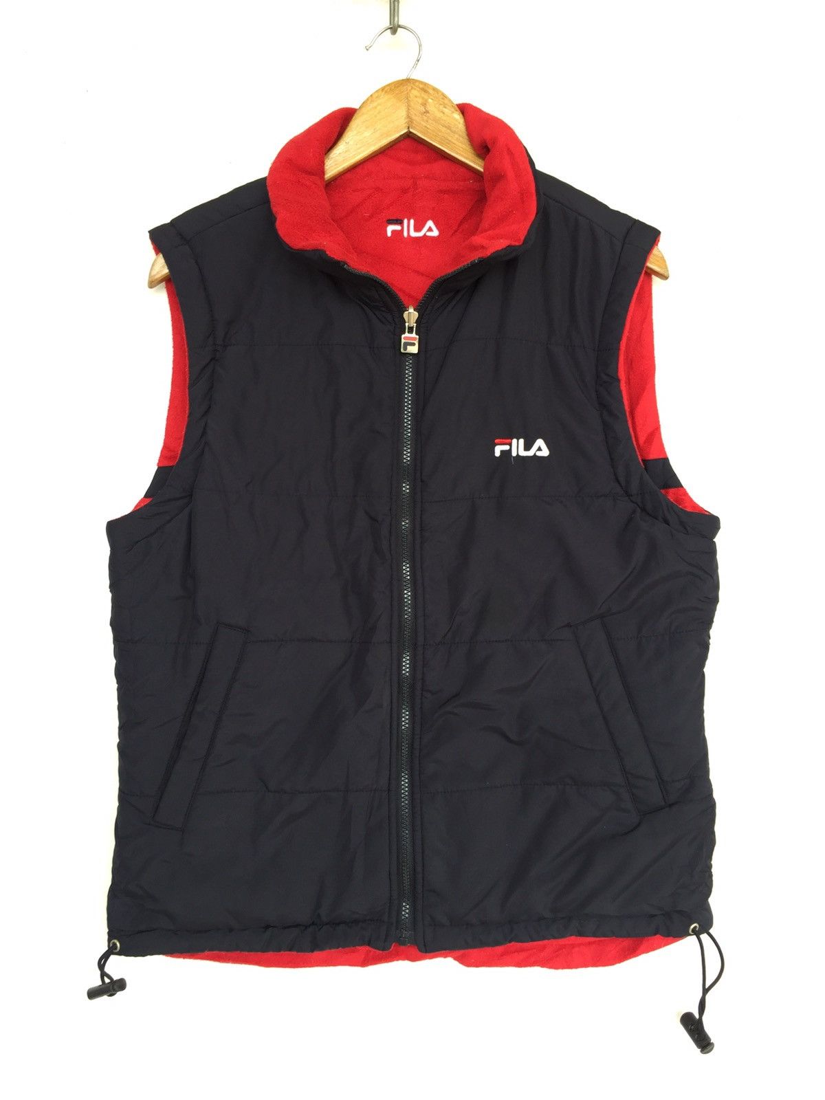 Fila Fila Bella Italian Riversible Vest Jacket Size 40R - 1 Thumbnail