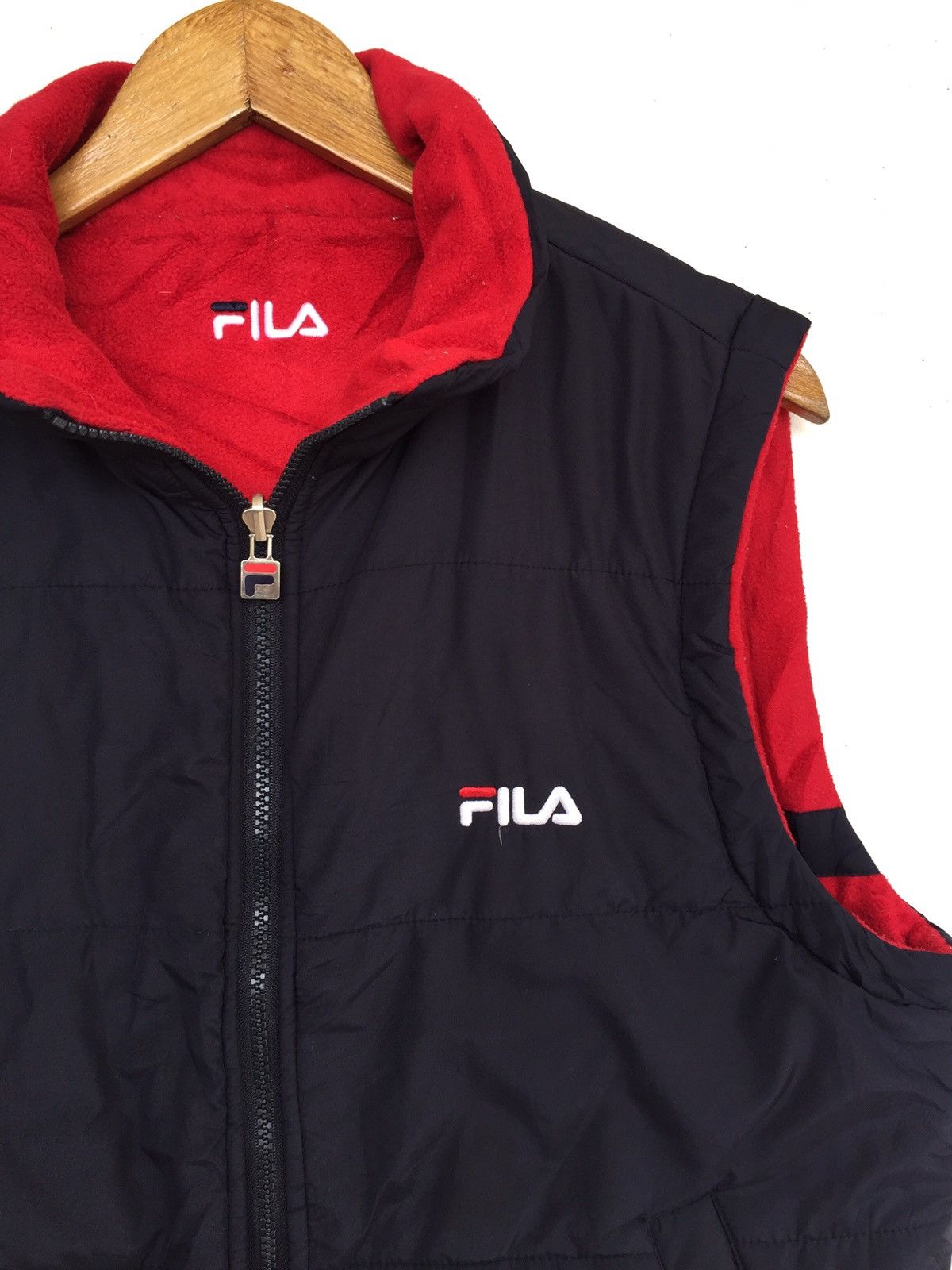 Fila Fila Bella Italian Riversible Vest Jacket Size 40R - 5 Thumbnail