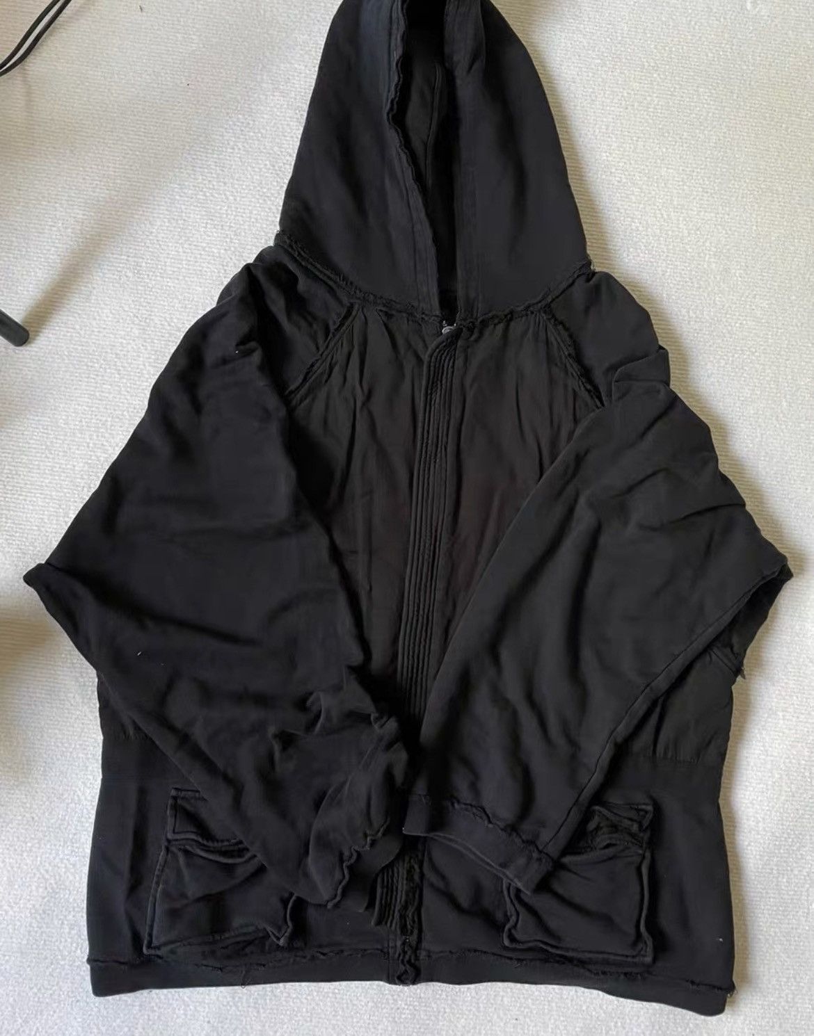 Haider Ackermann Haider Ackermann Vintage Black Hoodie Size M Size US M / EU 48-50 / 2 - 1 Thumbnail