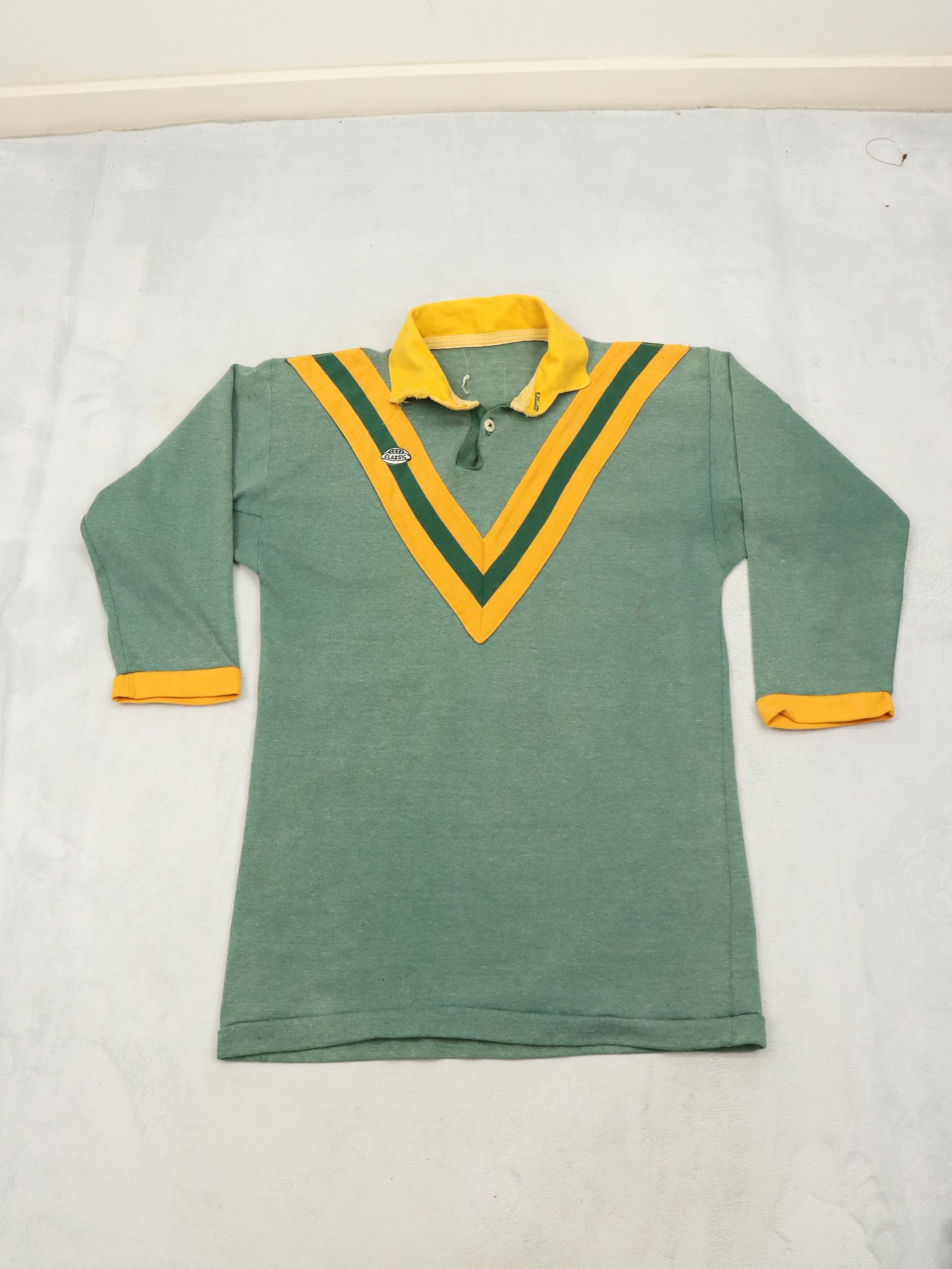 Vintage Wallabies Australia Rugby #13 L/S Jersey Shirt