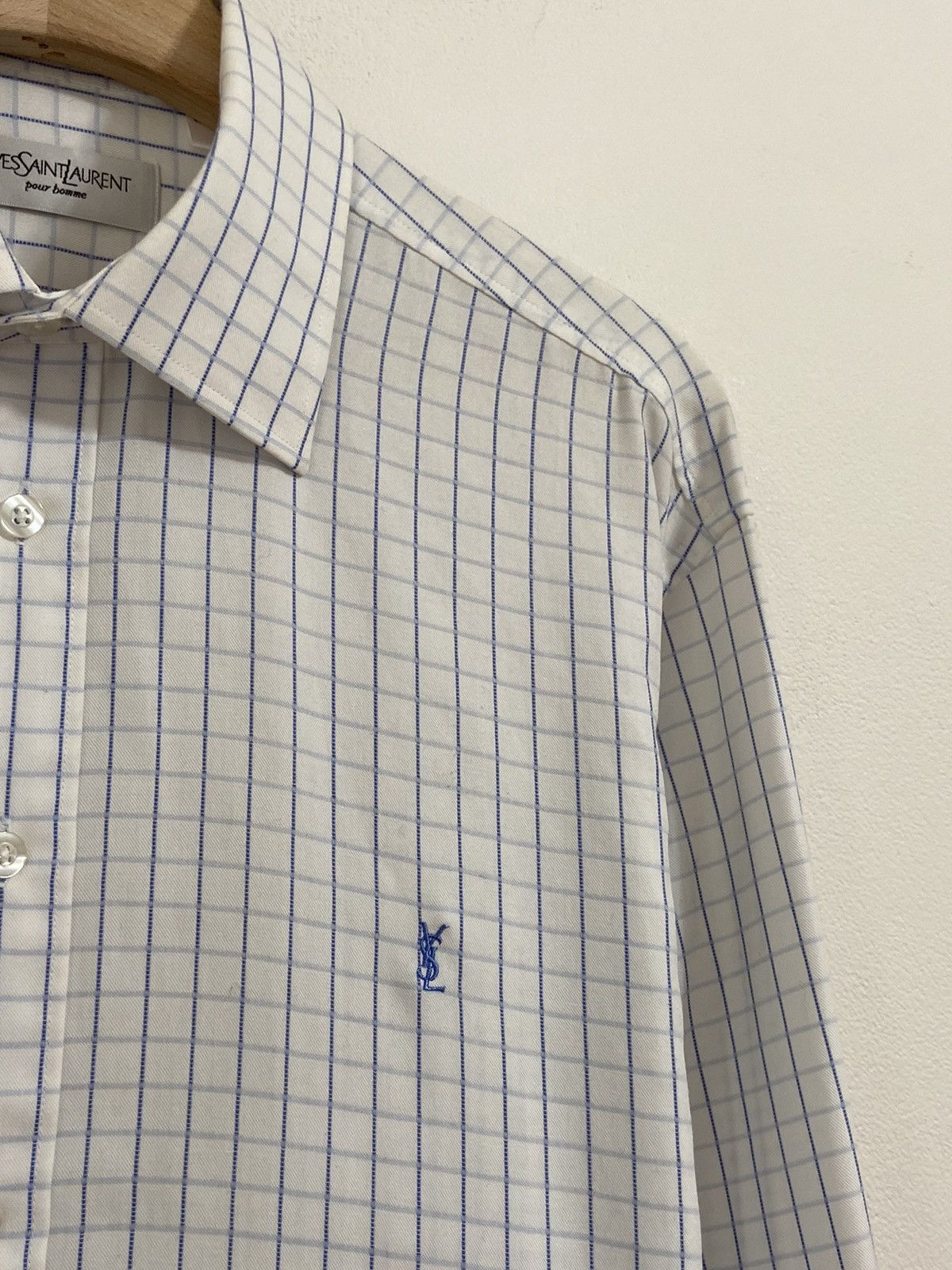 Yves Saint Laurent Yves Saint Laurent Button Up Shirt Size US L / EU 52-54 / 3 - 4 Thumbnail