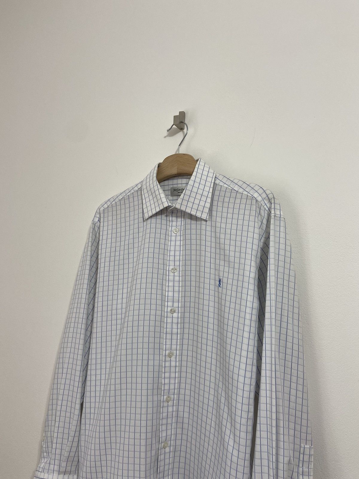 Yves Saint Laurent Yves Saint Laurent Button Up Shirt Size US L / EU 52-54 / 3 - 12 Thumbnail