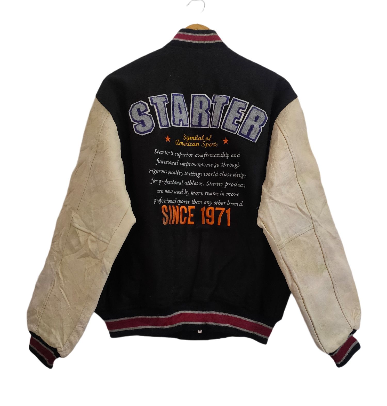 ジャケット・アウター STARTER Leather varsity jacket M ジャケット・アウター STARTER Leather varsity jacket M