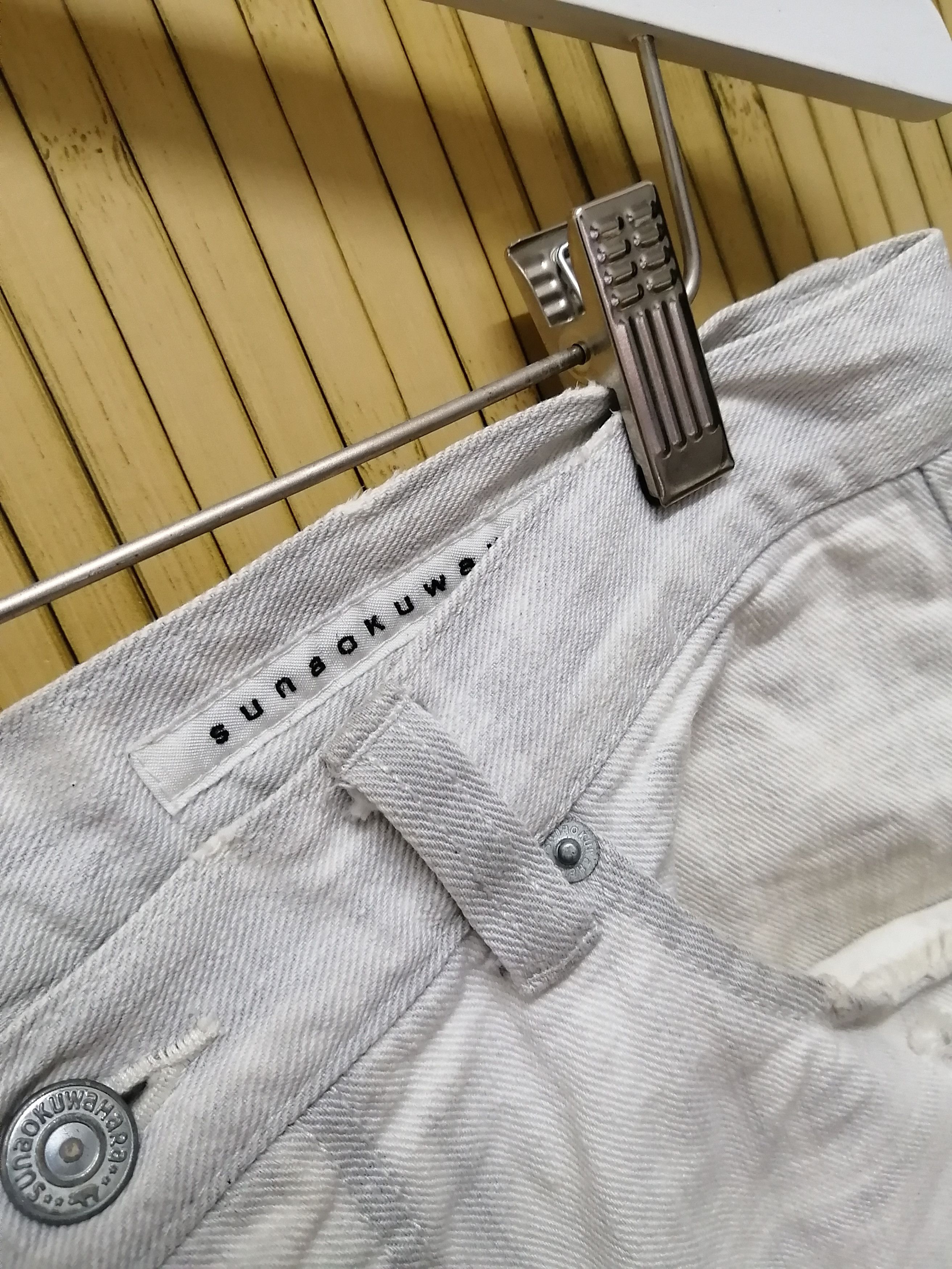 Issey Miyake SUNAOKUWAHARA by Issey Miyake Nice Design Jeans Size US 33 - 14 Thumbnail