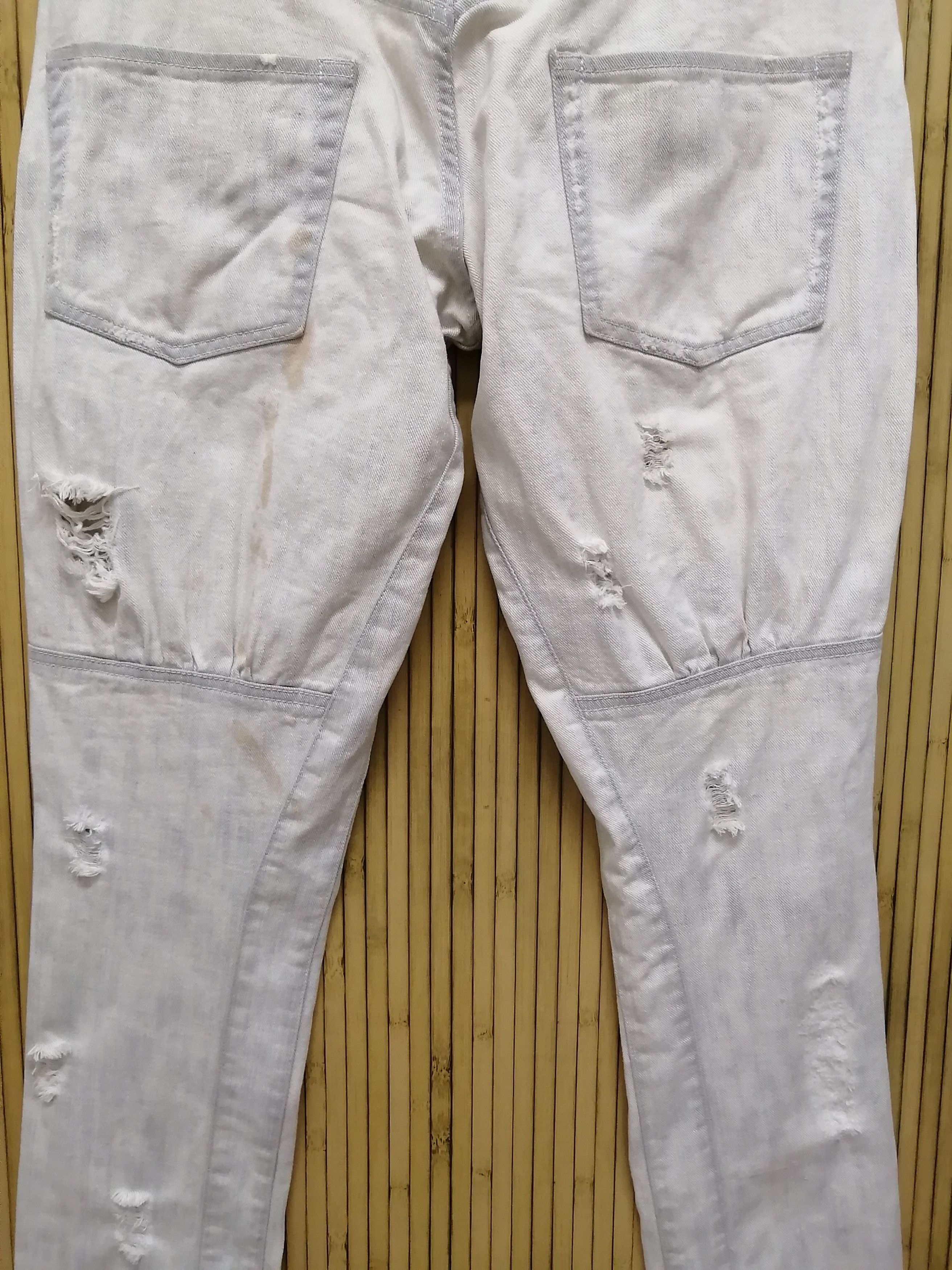 Issey Miyake SUNAOKUWAHARA by Issey Miyake Nice Design Jeans Size US 33 - 3 Thumbnail