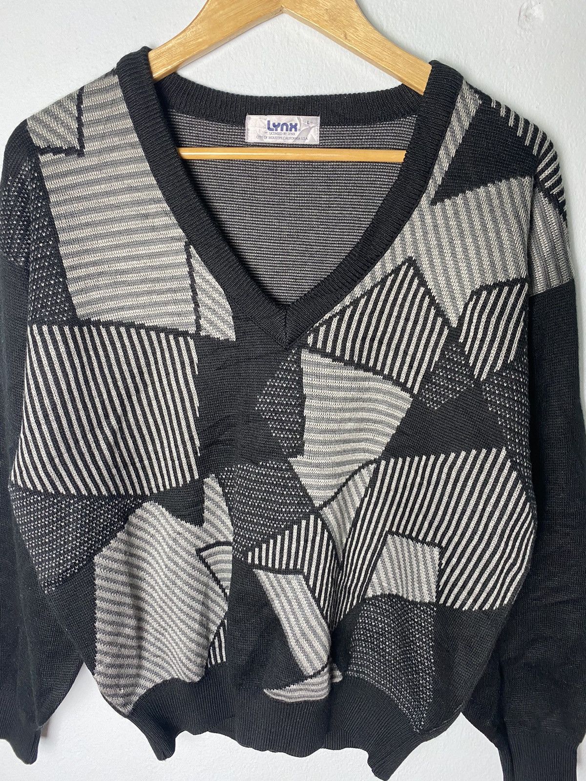 Japanese Brand Lynx Knit Wear Sweater Size US M / EU 48-50 / 2 - 2 Thumbnail