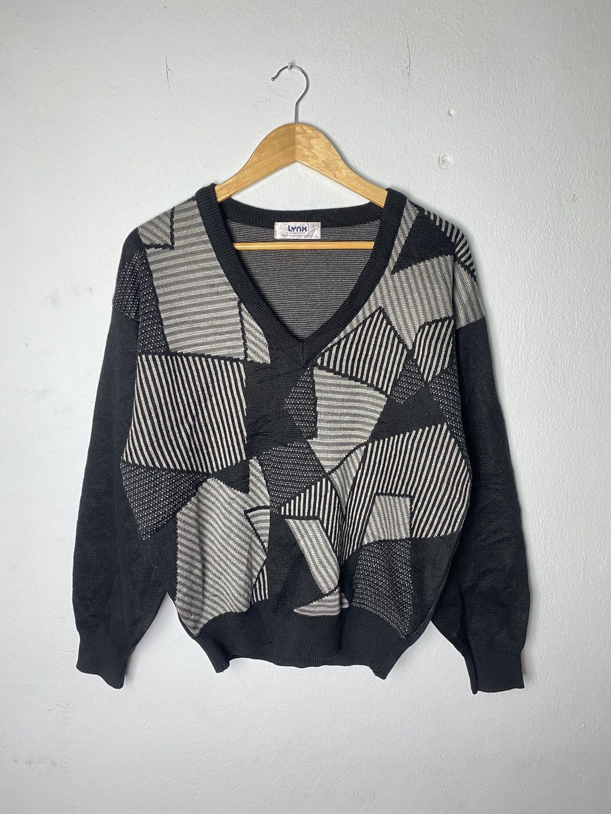 Japanese Brand Lynx Knit Wear Sweater Size US M / EU 48-50 / 2 - 1 Thumbnail