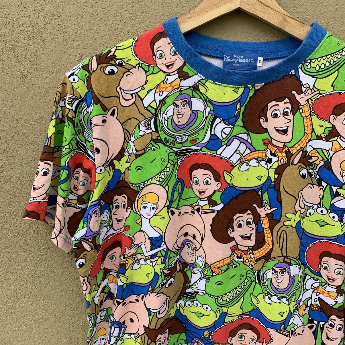 Disney Vintage Disney Toy Story FullPrint Vintage Cartoon Tshirt Size US M / EU 48-50 / 2 - 2 Thumbnail