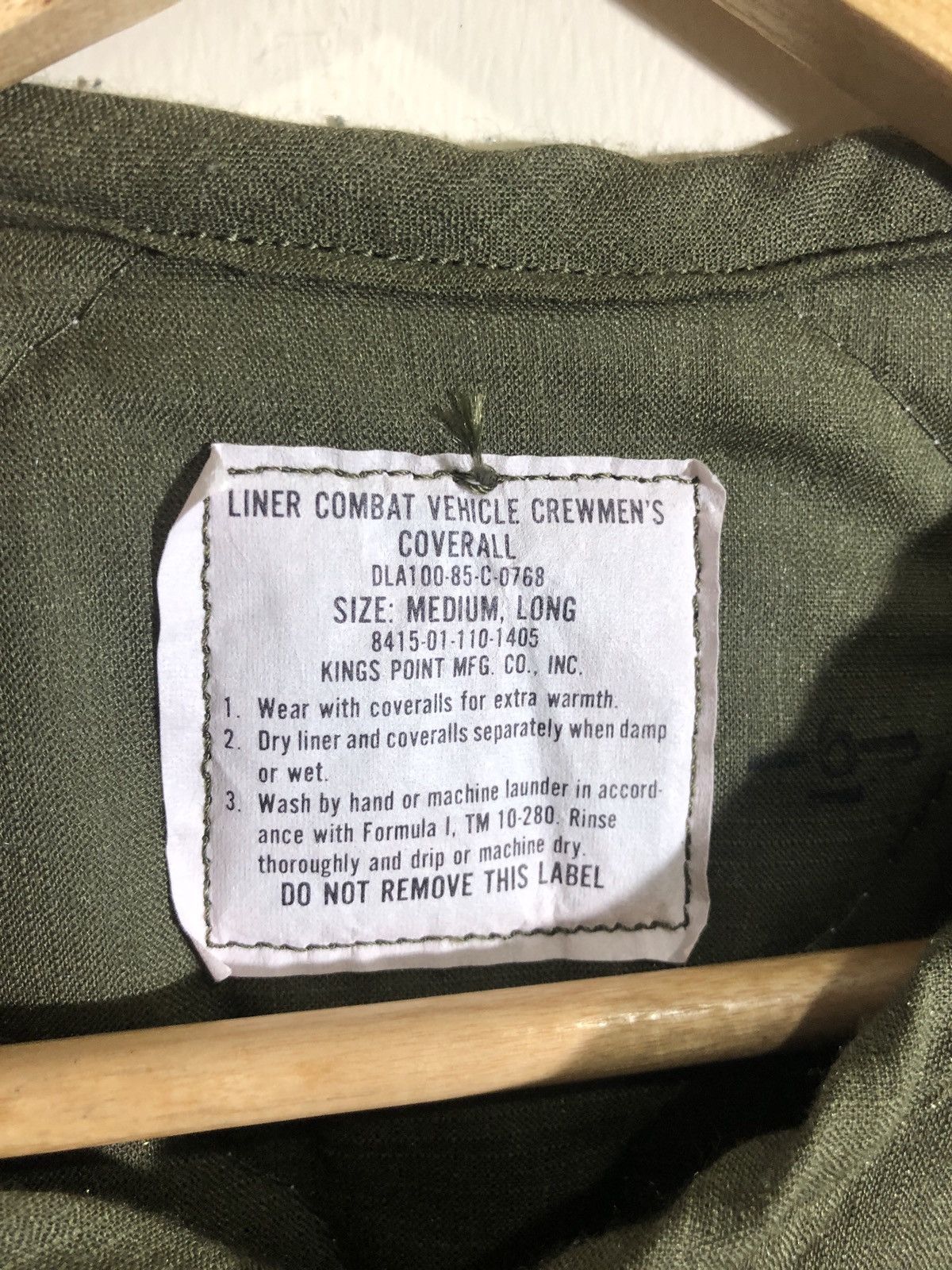 Vintage VINTAGE LINER COMBAT JACKET Size US L / EU 52-54 / 3 - 7 Thumbnail