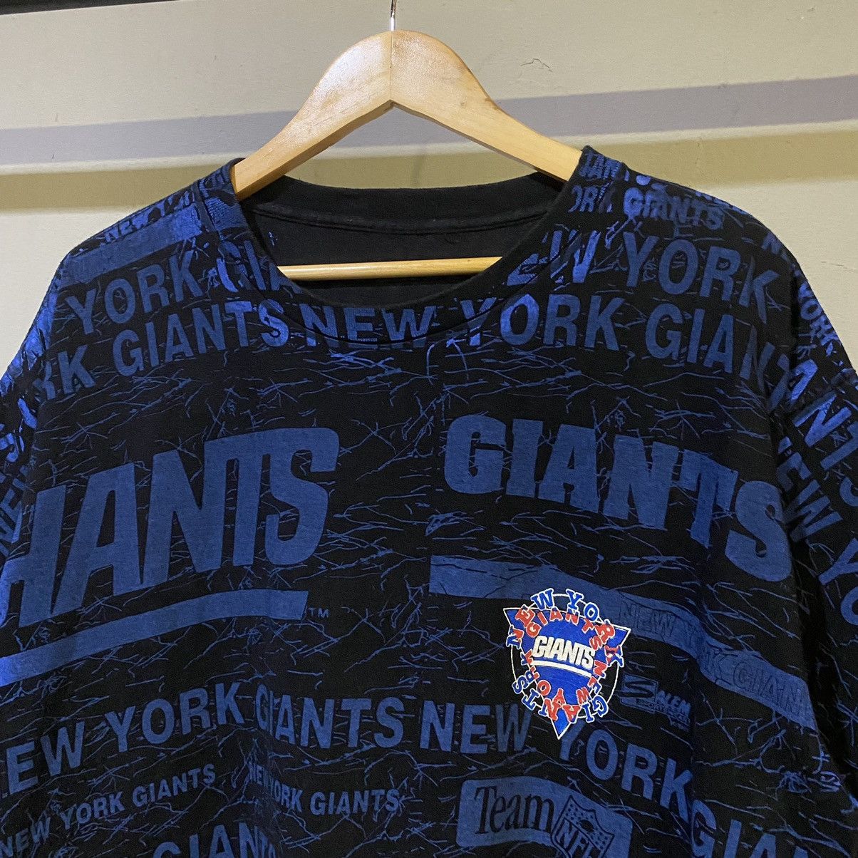 NFL × Salem Sportswear VINTAGE 1991‼️New York Giants NFL Salem Sportswear OVP Tee Size US XL / EU 56 / 4 - 3 Thumbnail